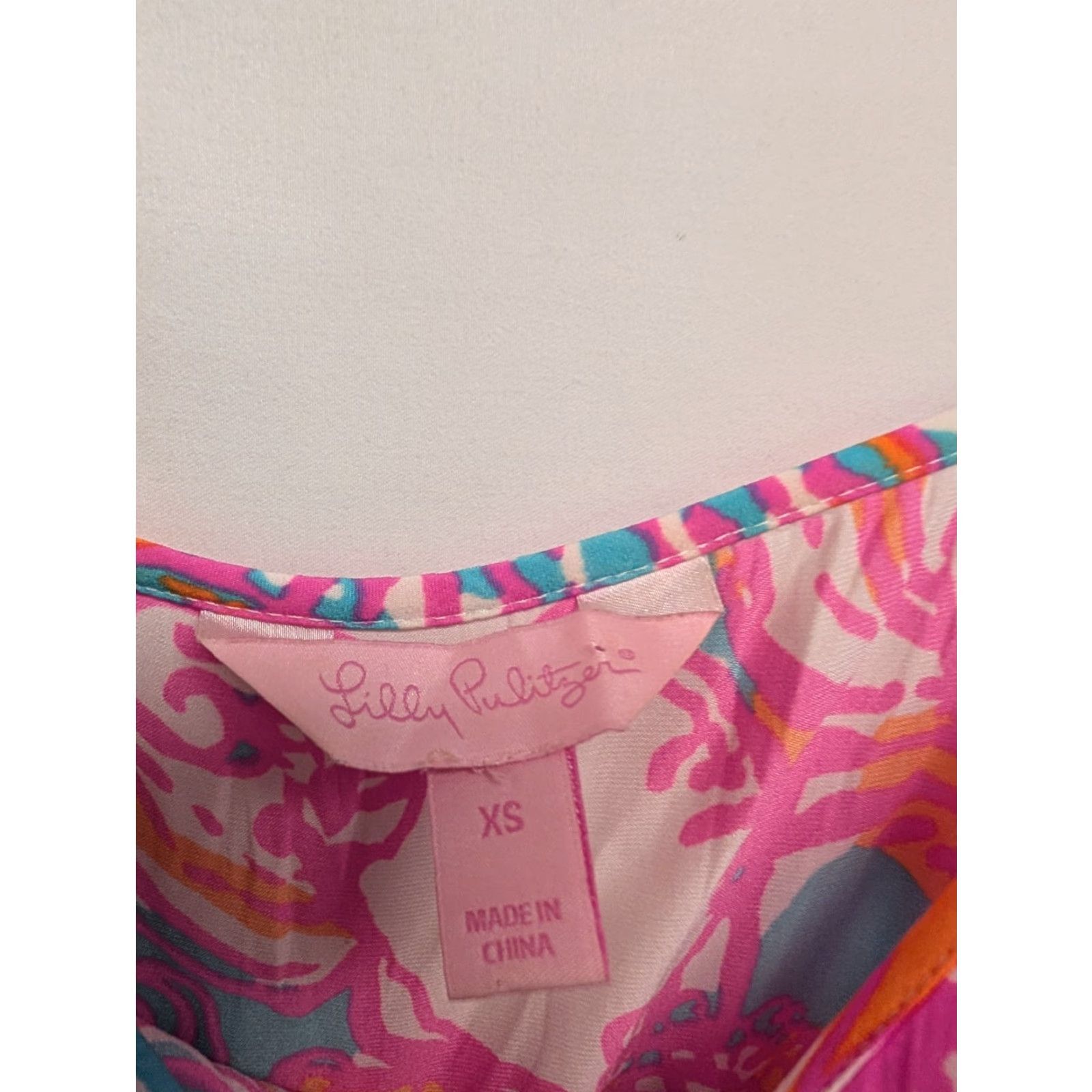 Lilly Pulitzer LILLY PULITZER DEANNA Romper Floral Summer Belted Shorts Pink XS Feeling Tanked Multicolor Polyester Belt Women One-Piece Sleeveless Belted Summer Size 26" / US 2 / IT 38 - 3 Thumbnail