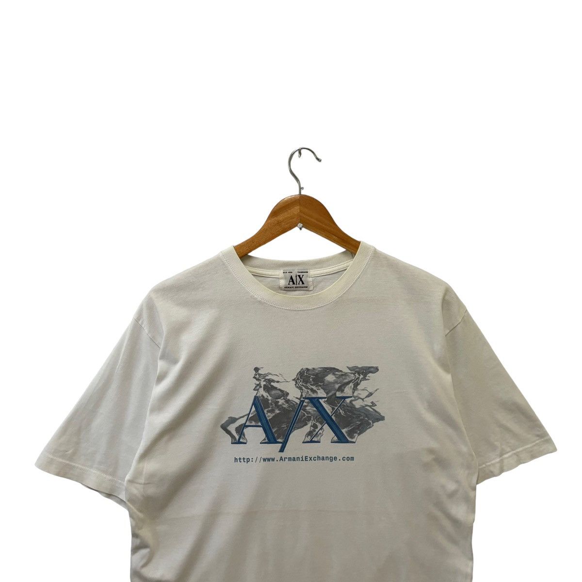 Armani Exchange × Giorgio Armani × Vintage Armani Exchange Big Logo Tshirt Size US M / EU 48-50 / 2 - 2 Thumbnail