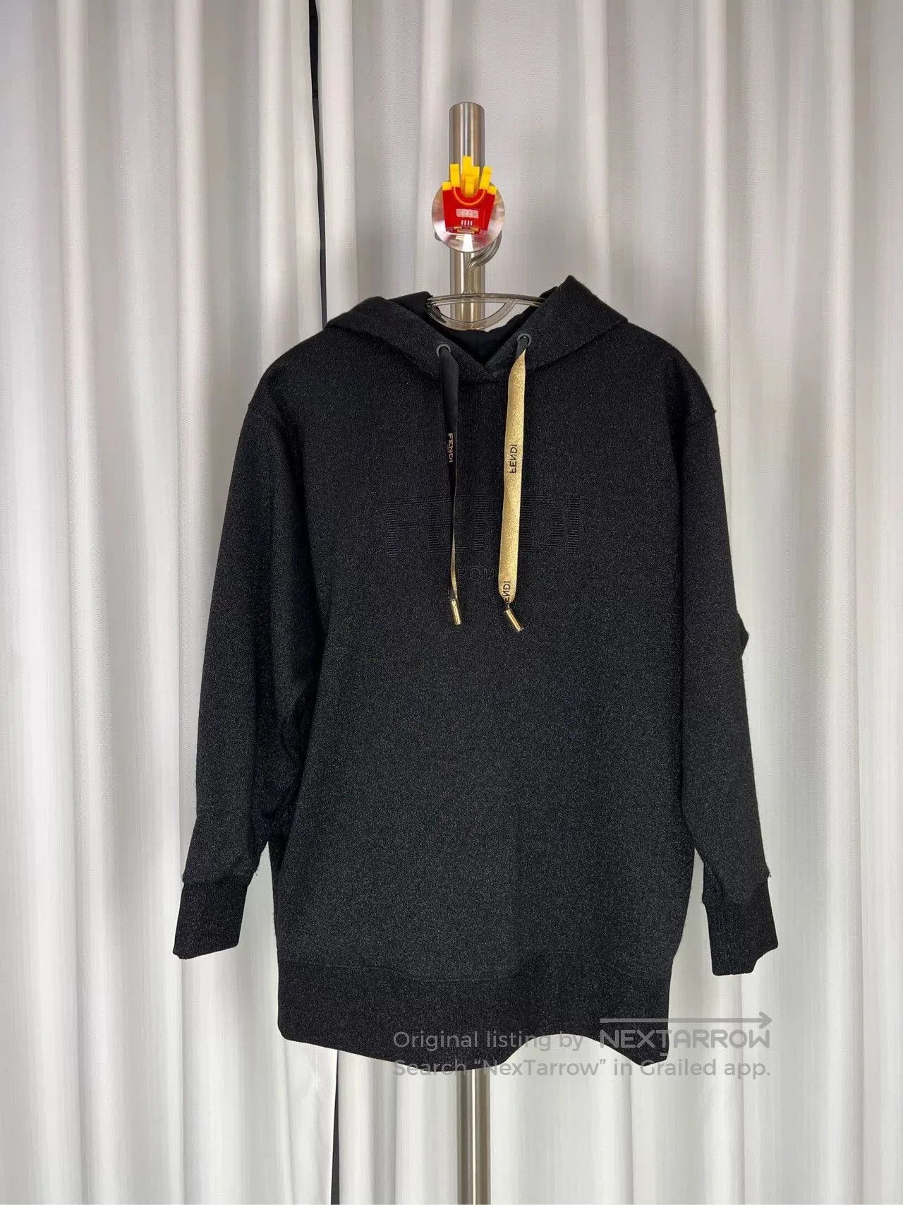 Fendi Fendi Women's Black Logo Hoodie XXS. Size US XXS / EU 40 - 2 Thumbnail