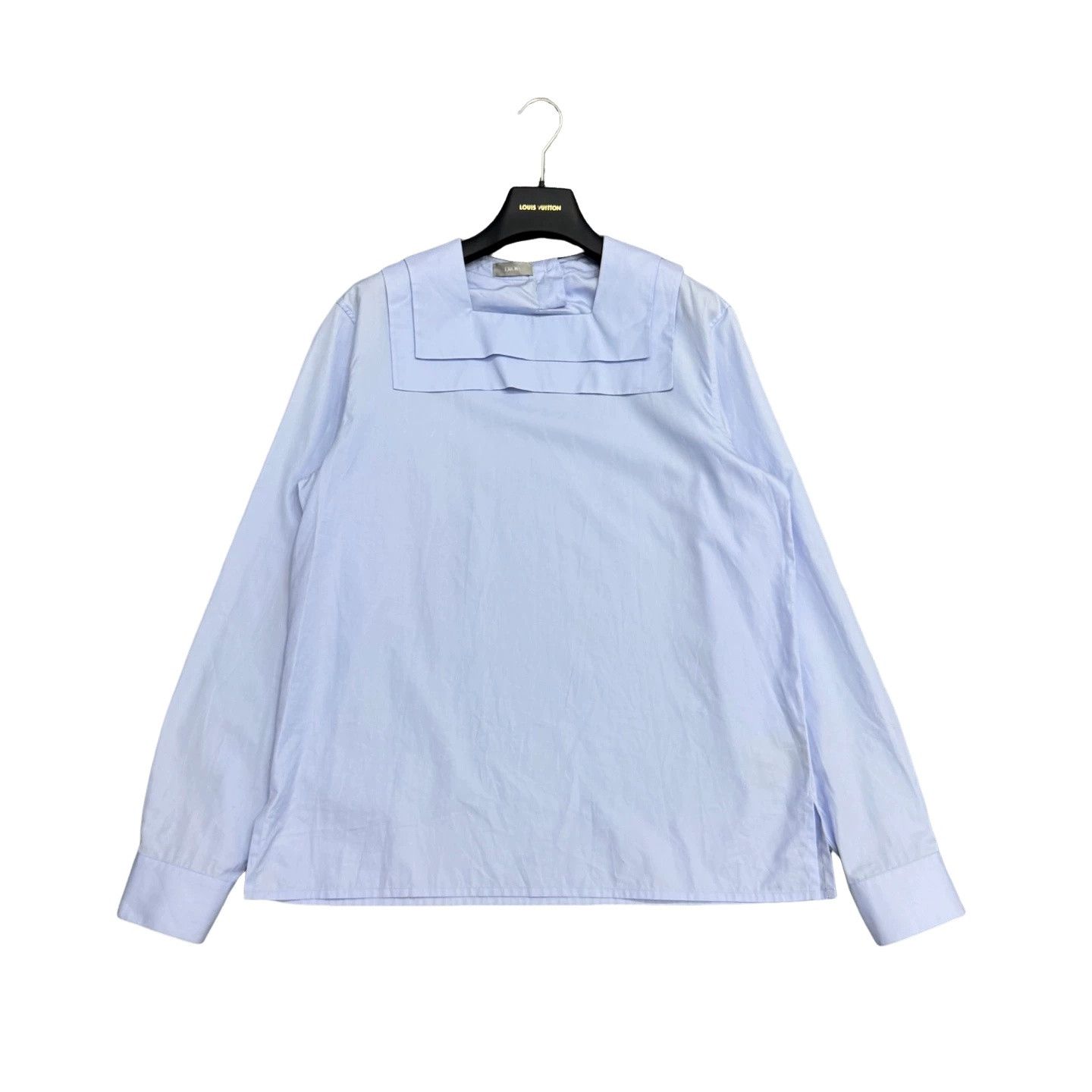 Dior Dior Sailor Collar Cotton Shirt Size S Size US S / EU 44-46 / 1 - 1 Thumbnail