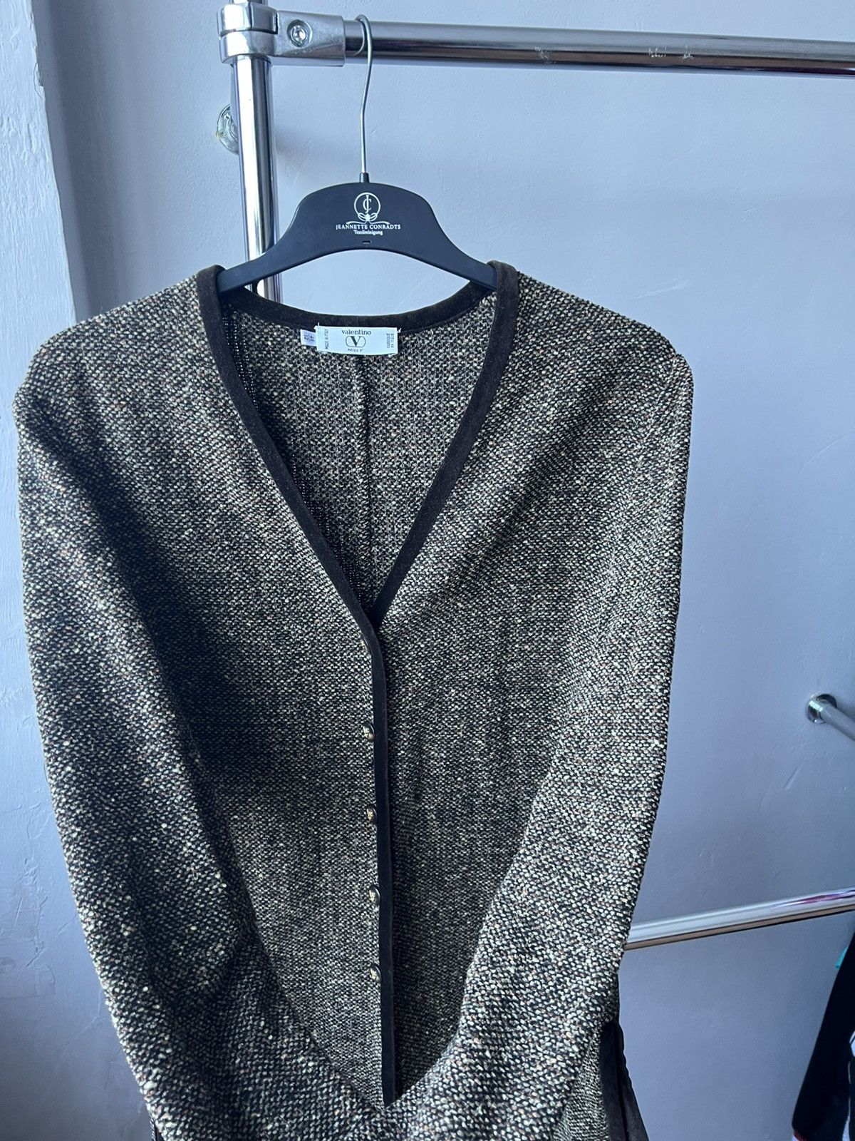 Valentino 80/90’S VALENTINO MISS V ITALY BUTTON ELEGANT CARDIGAN SZ 46 Size L / US 10 / IT 46 - 9 Thumbnail