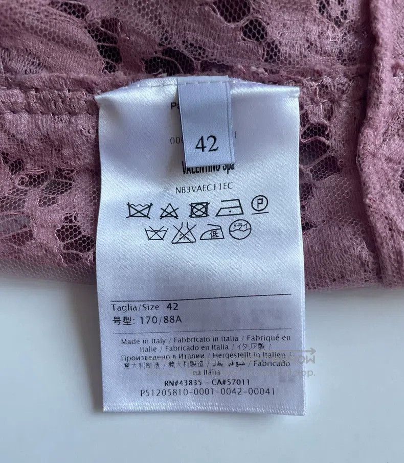 Valentino Valentino Pink lace dress Size L / US 10 / IT 46 - 6 Thumbnail