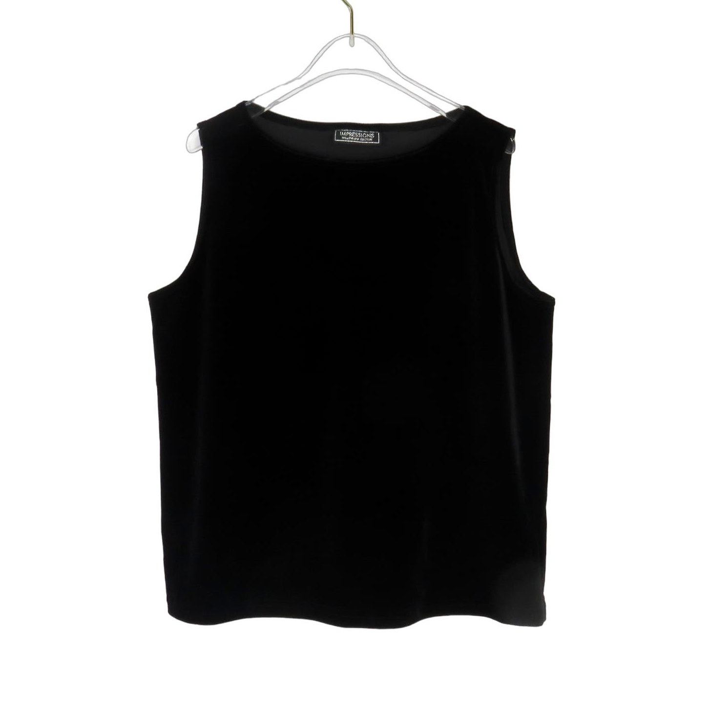 Vintage Vintage Black Velvet High Neck Blouse Medium Retro Size M / US 6-8 / IT 42-44 - 3 Thumbnail