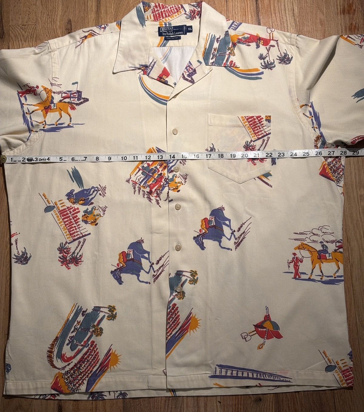 Polo Ralph Lauren Polo Ralph Lauren Equestrian Horse Western Camp Collar Japan Size US XL / EU 56 / 4 - 5 Thumbnail