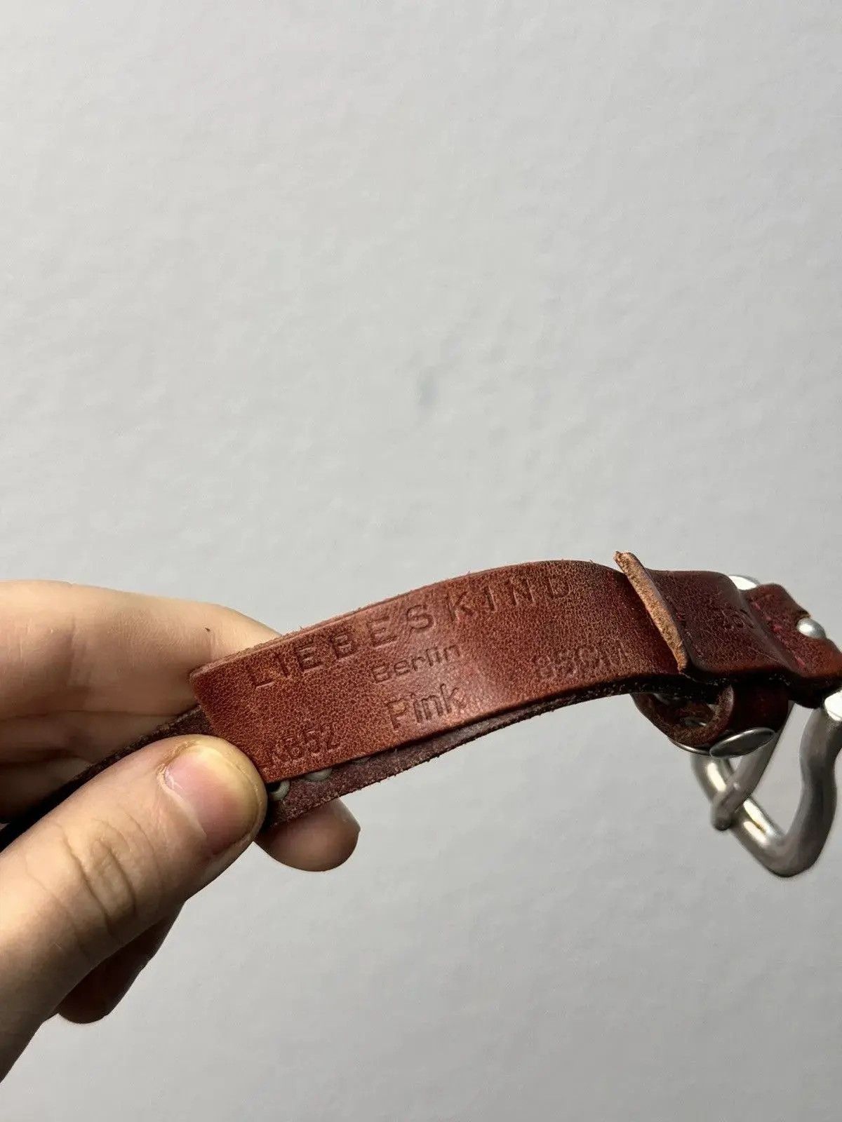 Hysteric Glamour × If Six Was Nine × Vintage VINTAGE PYTHON GOTHIC LEATHER BELT RICK OWENS STYLE Size ONE SIZE - 4 Thumbnail