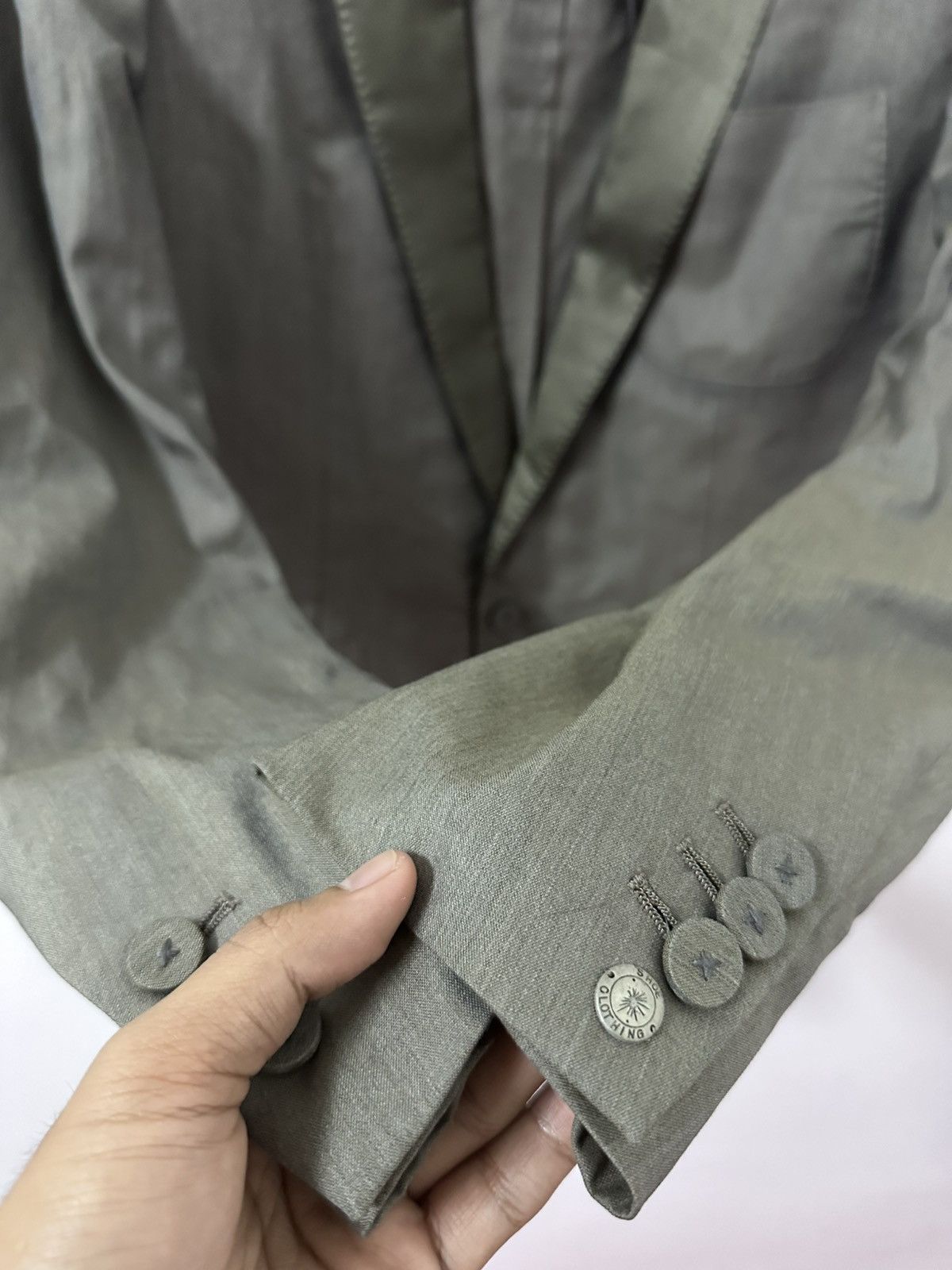 Maison MIHARA YASUHIRO Maison Grey Blazer Size 46R - 3 Thumbnail
