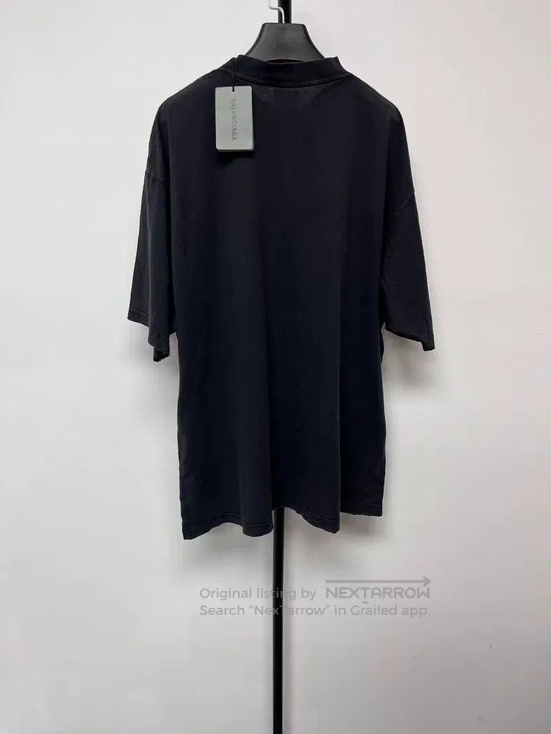 Balenciaga Balenciaga Faded plain weave short sleeve T-shirt, regular Size US XL / EU 56 / 4 - 2 Thumbnail