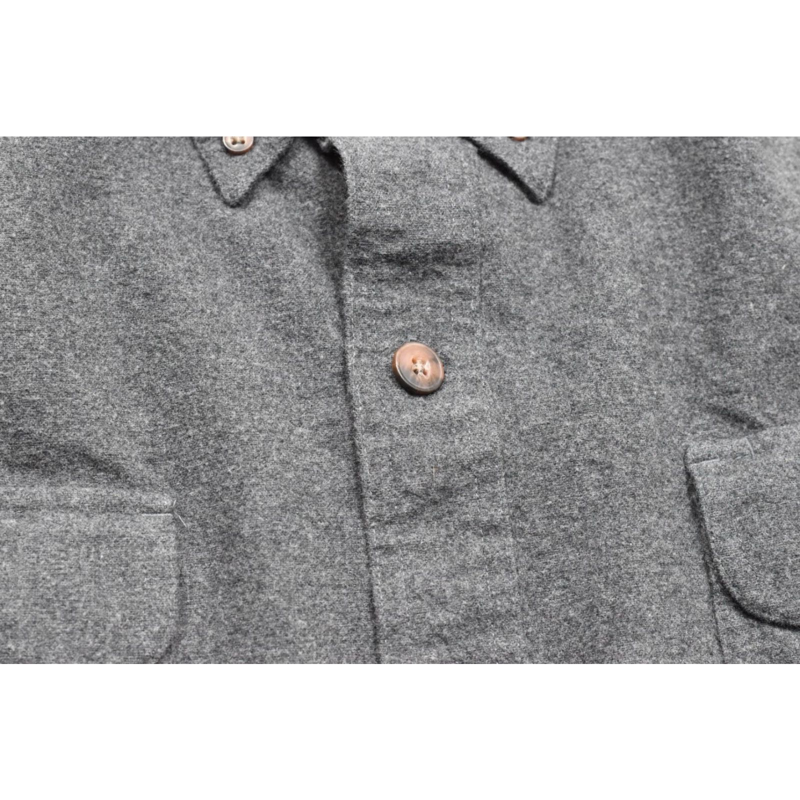 CO Duluth Shirt Men 2XLT Gray Cotton Flannel Long Sleeve Button-Down Work Shirt Size US XXL / EU 58 / 5 - 5 Thumbnail