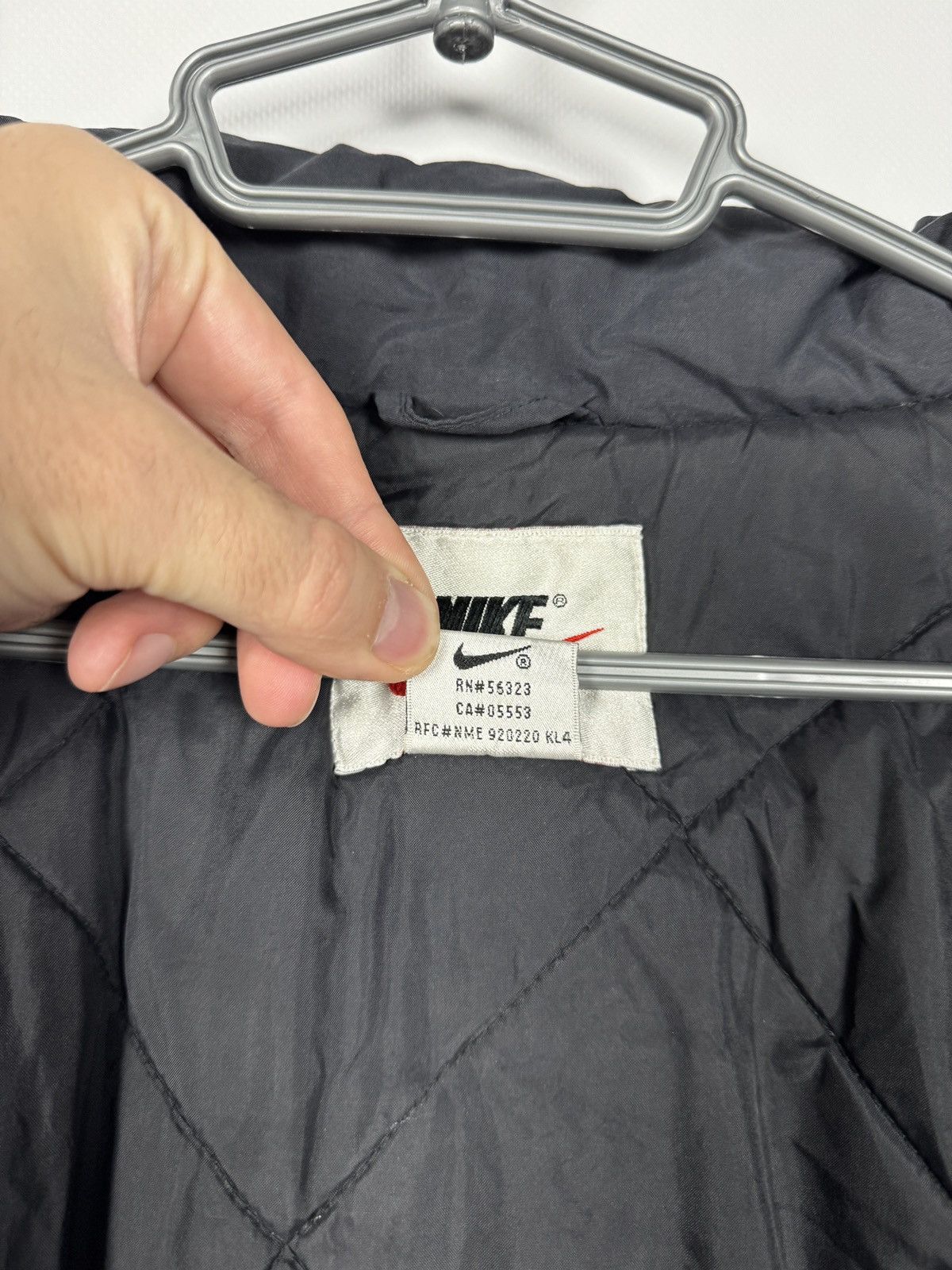 Nike Vintage 90s Nike Down Nylon Jacket Parka Swoosh Logo Size L Size US L / EU 52-54 / 3 - 9 Thumbnail