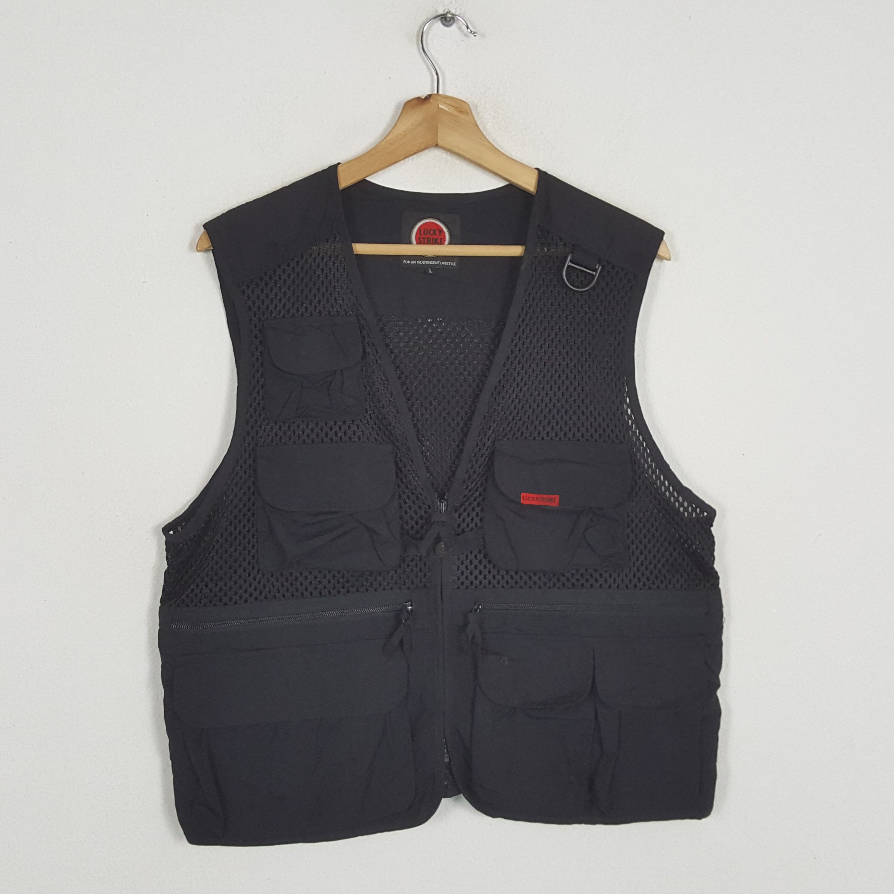 Camel × Vintage Vintage LUCKY STRIKE Cigarette Promo Racing Vest Size US M / EU 48-50 / 2 - 1 Thumbnail