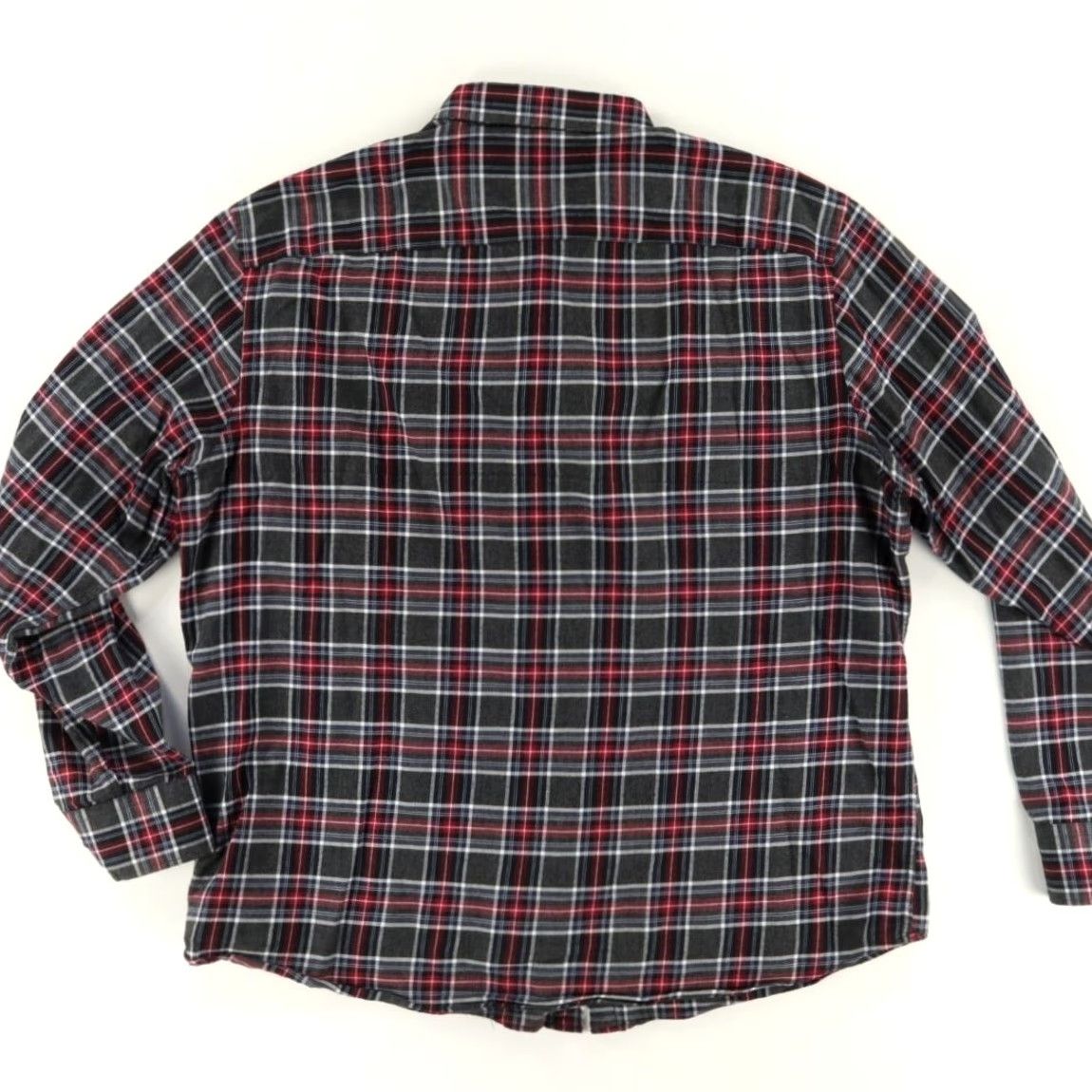 UNTUCKit Untuckit Holmberg Flannel Cotton Plaid Long Sleeve Button Up Shirt Green Men's 2XL Size US XXL / EU 58 / 5 - 4 Thumbnail