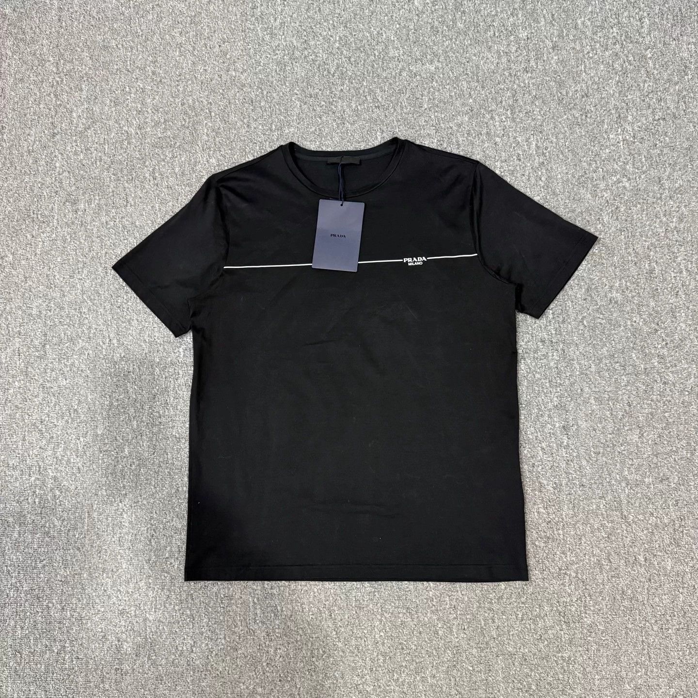 Prada Prada chest logo short sleeve black L unused Size US L / EU 52-54 / 3 - 1 Thumbnail