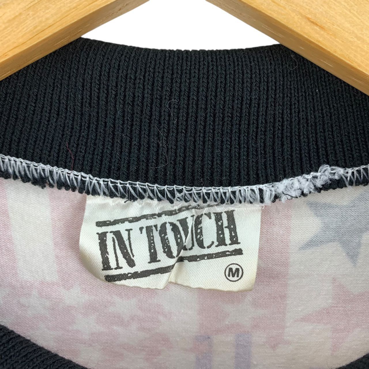 Vintage Vintage IN TOUCH USA Full print star polo tee Size US M / EU 48-50 / 2 - 3 Thumbnail