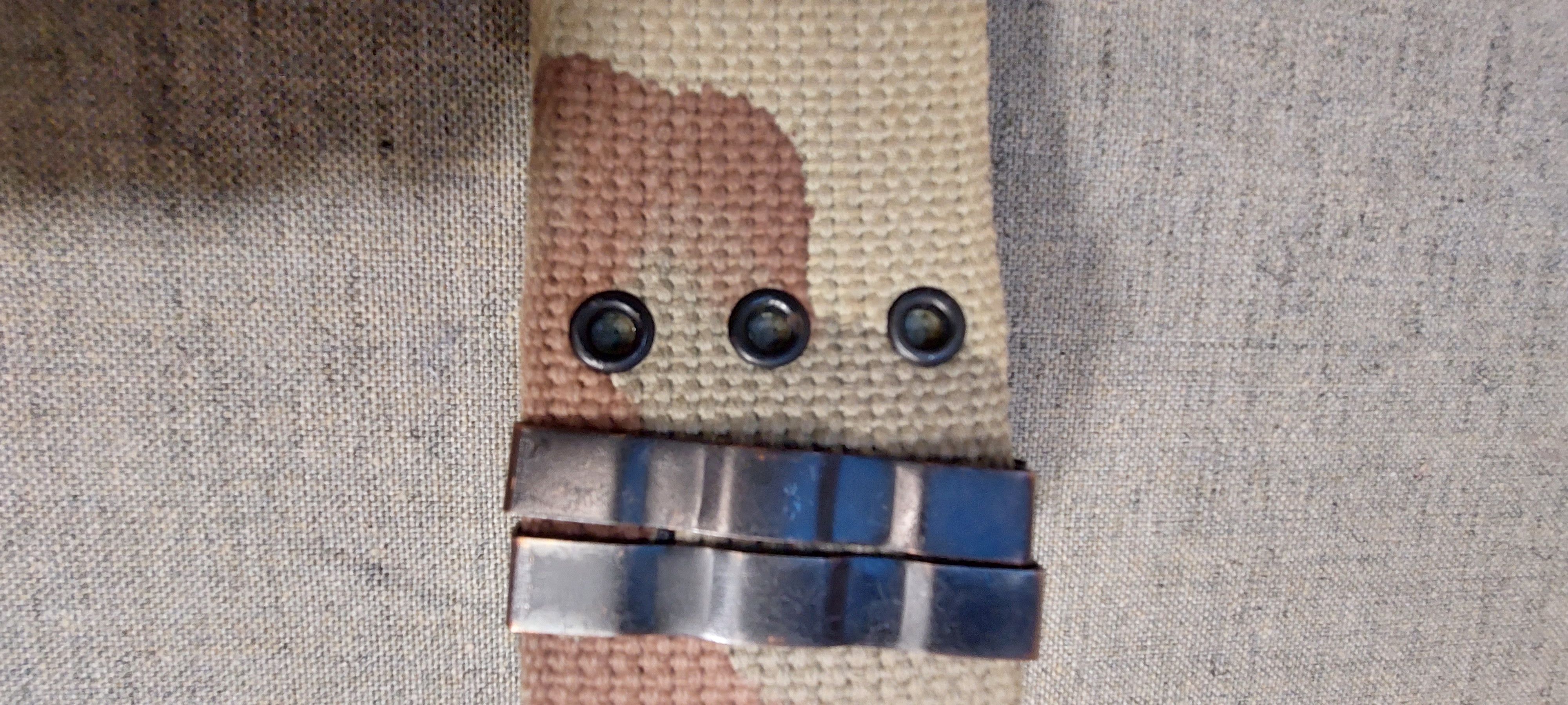 Pepe Jeans Pepe Jeans Y2K Wide Camo Canvas Belt w/ Hooks Size ONE SIZE - 11 Thumbnail