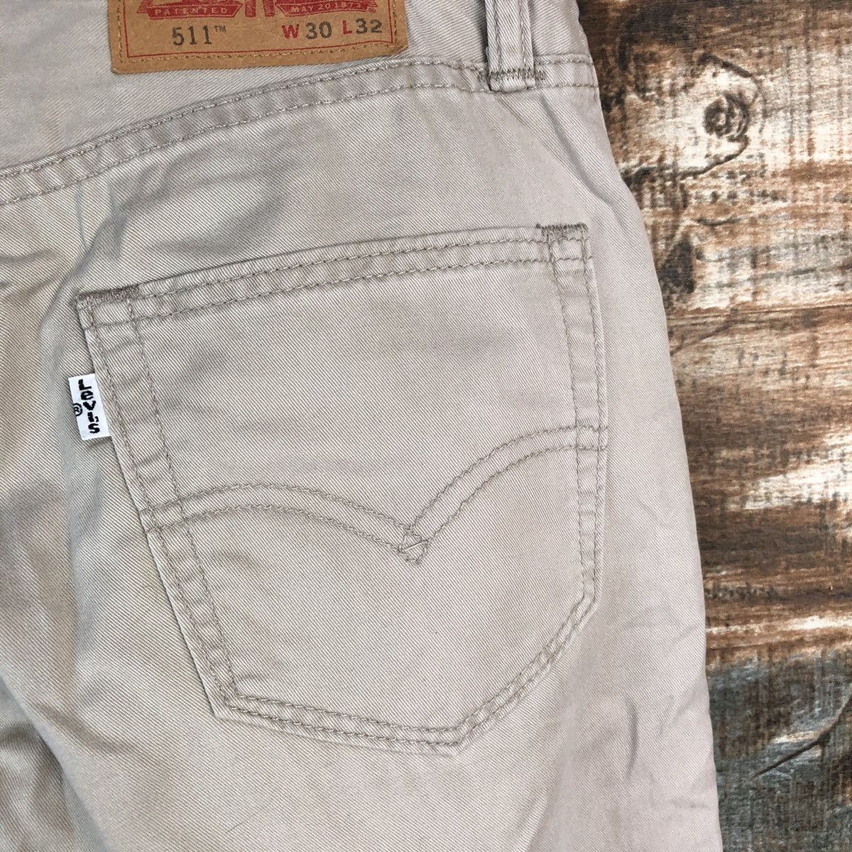 Levi's DL Levis 511 Brown Casual Cargo Pants #C196 Size US 30 / EU 46 - 16 Thumbnail