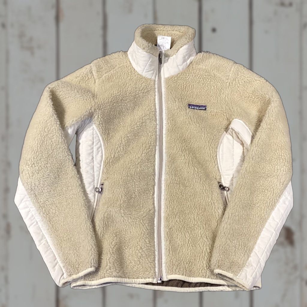 Patagonia Patagonia Retro-X Synchilla Jacket Full Zip Womens XS Ivory Sleeve Sherpa Modern Winter Size XS / US 0-2 / IT 36-38 - 1 Thumbnail