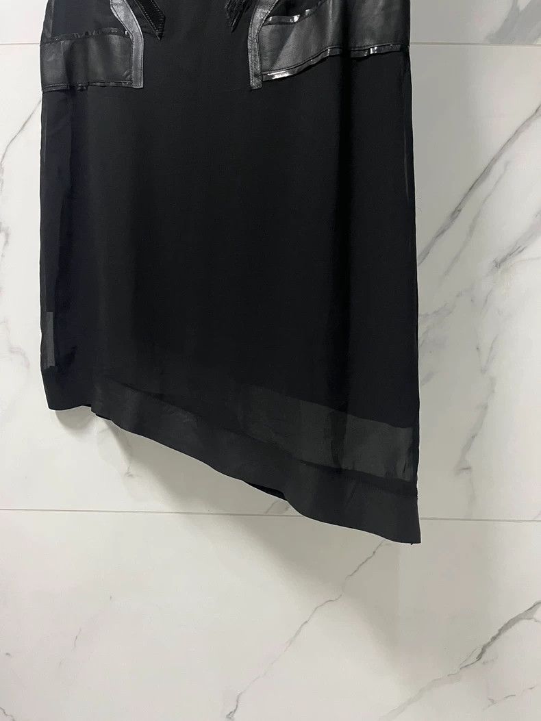 Helmut Lang HELMUT LANG A small V-neck dress with no sleeves and a dia Size L / US 10 / IT 46 - 5 Thumbnail