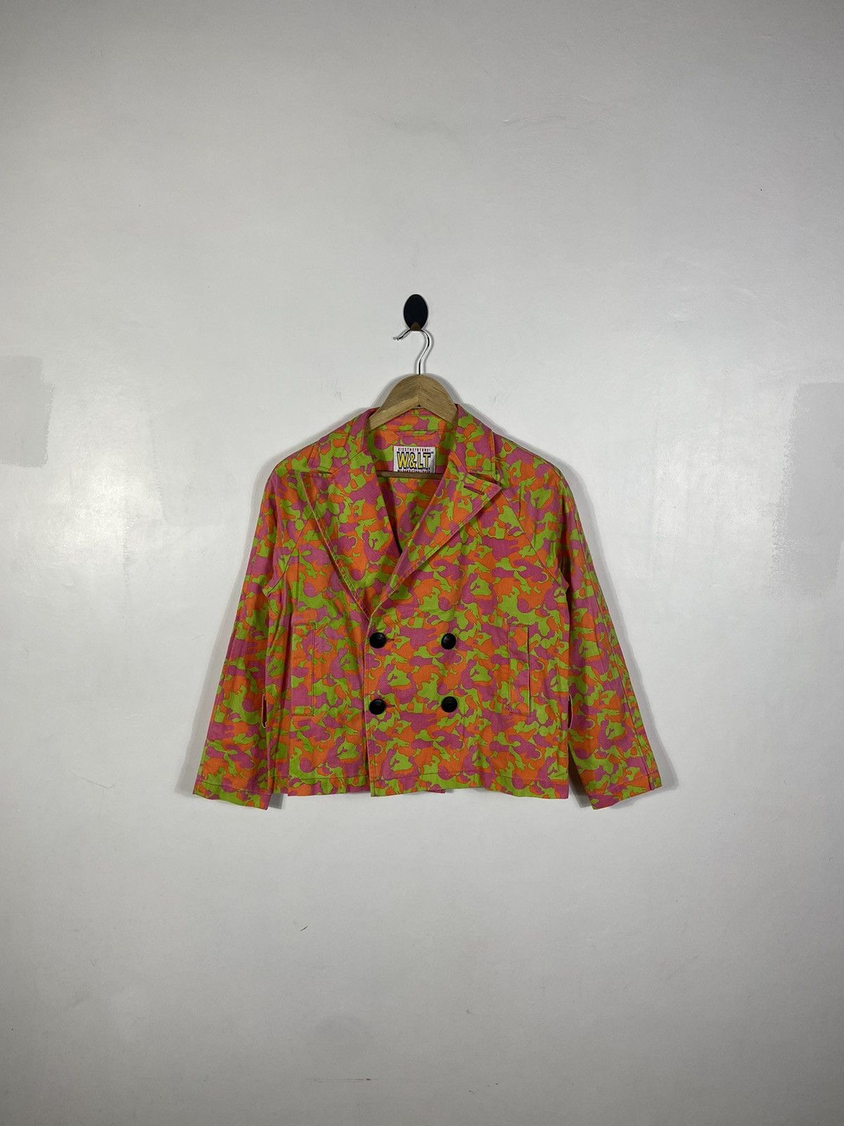 Walter Van Beirendonck - Pukpuk Camo Double Breasted Coat