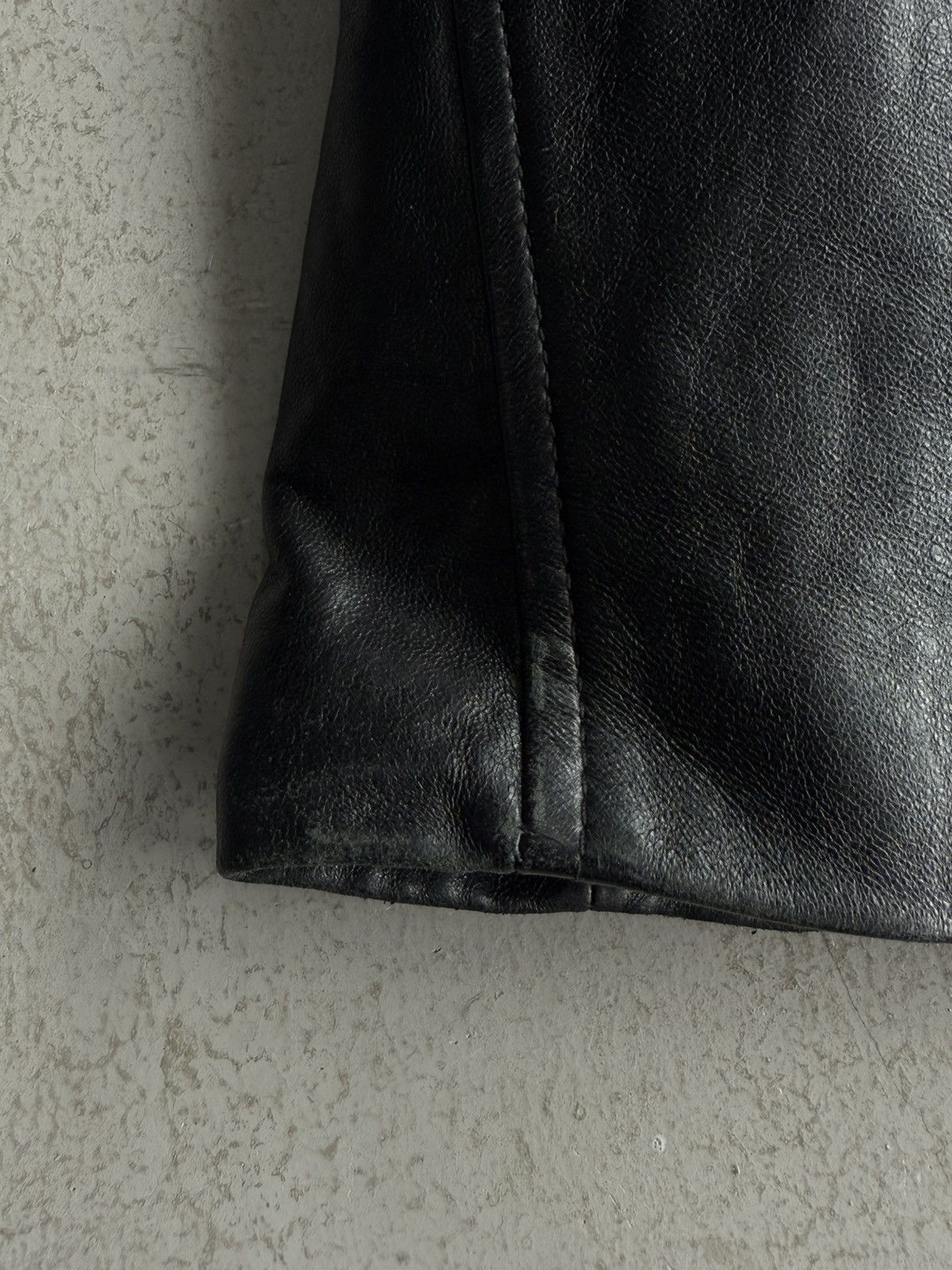 Balenciaga 1997 Balenciaga - Motorcycle Zip Leather Jacket Size US XL / EU 56 / 4 - 18 Thumbnail