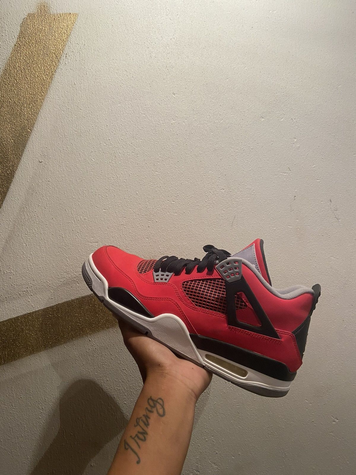 image of Jordan Nike Jordan 4 “Toro Brovo” Shoes in Red, Men's (Size 12)