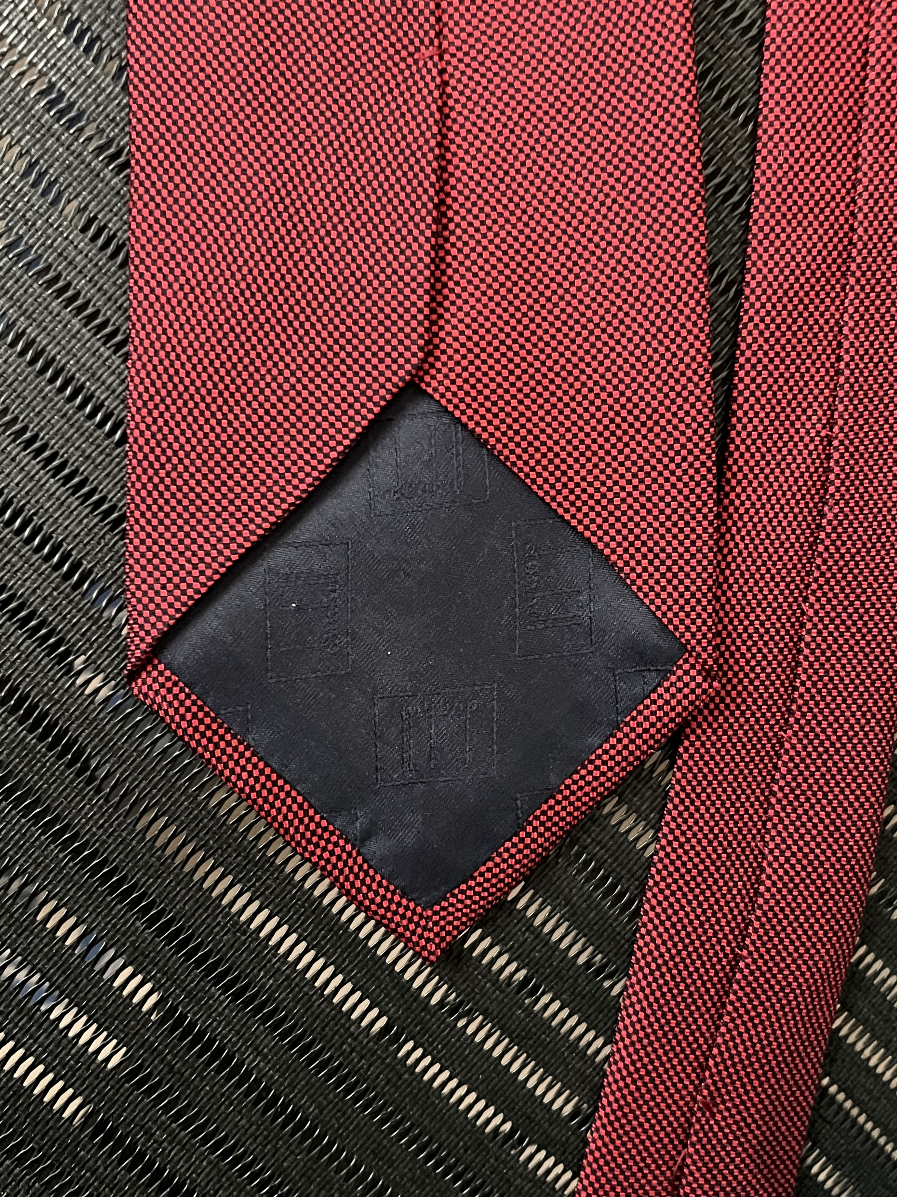 Alfred Dunhill Dunhill red silk tie Size ONE SIZE - 4 Thumbnail
