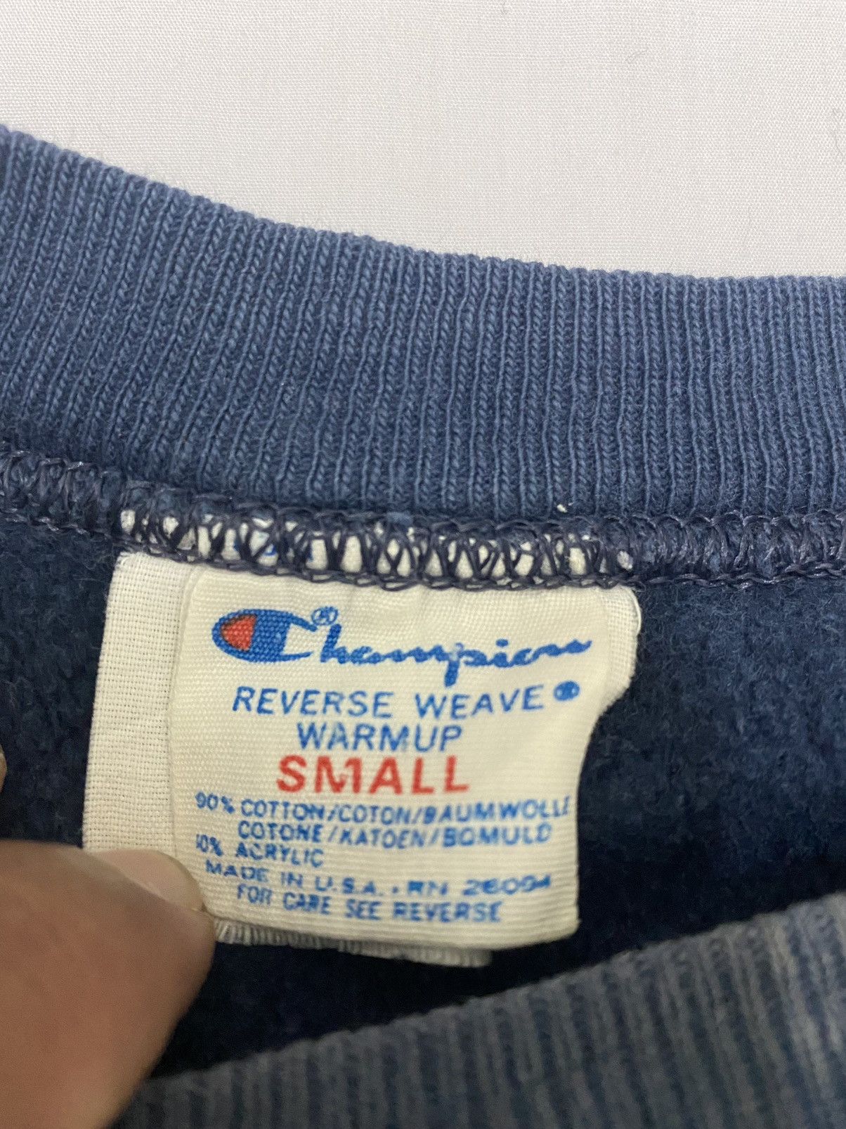 Champion × Vintage Vintage 1980s Champion Reverse Weave Faded Sweatshirt (C3) Size US S / EU 44-46 / 1 - 7 Thumbnail