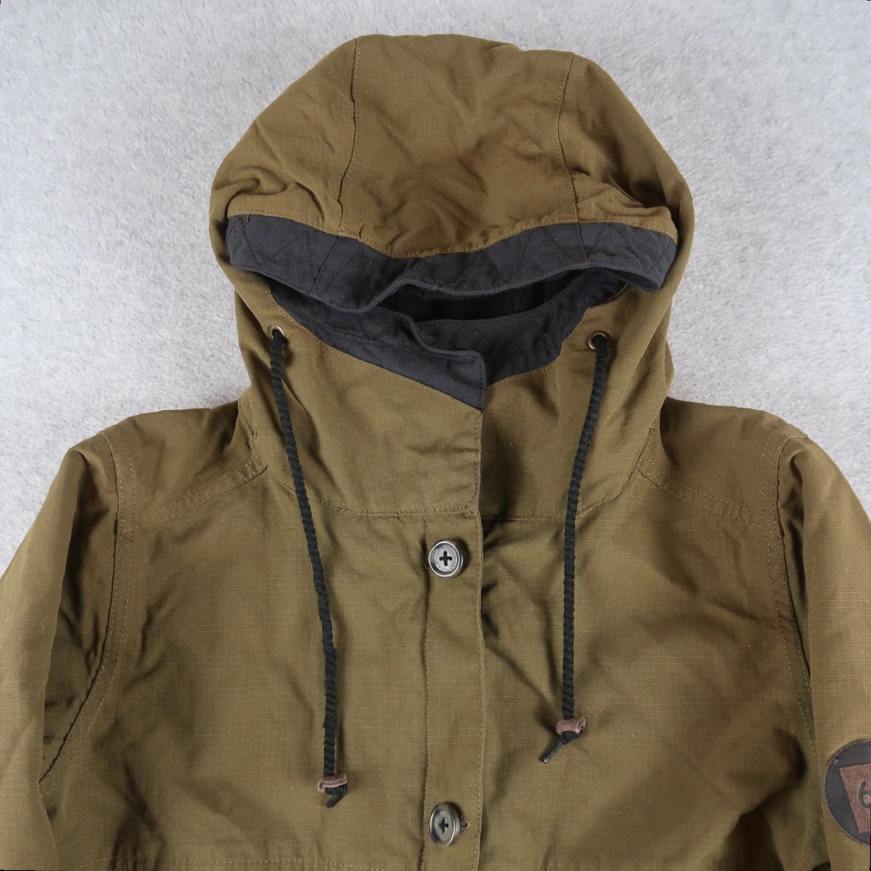686 Womens 686 Parklan Infidry 15,000mm Parka Jacket S Olive Green Insulated Zip Long Sleeve Waterproof Winter 686 Parka Womens Jacket Size S Size S / US 4 / IT 40 - 3 Thumbnail
