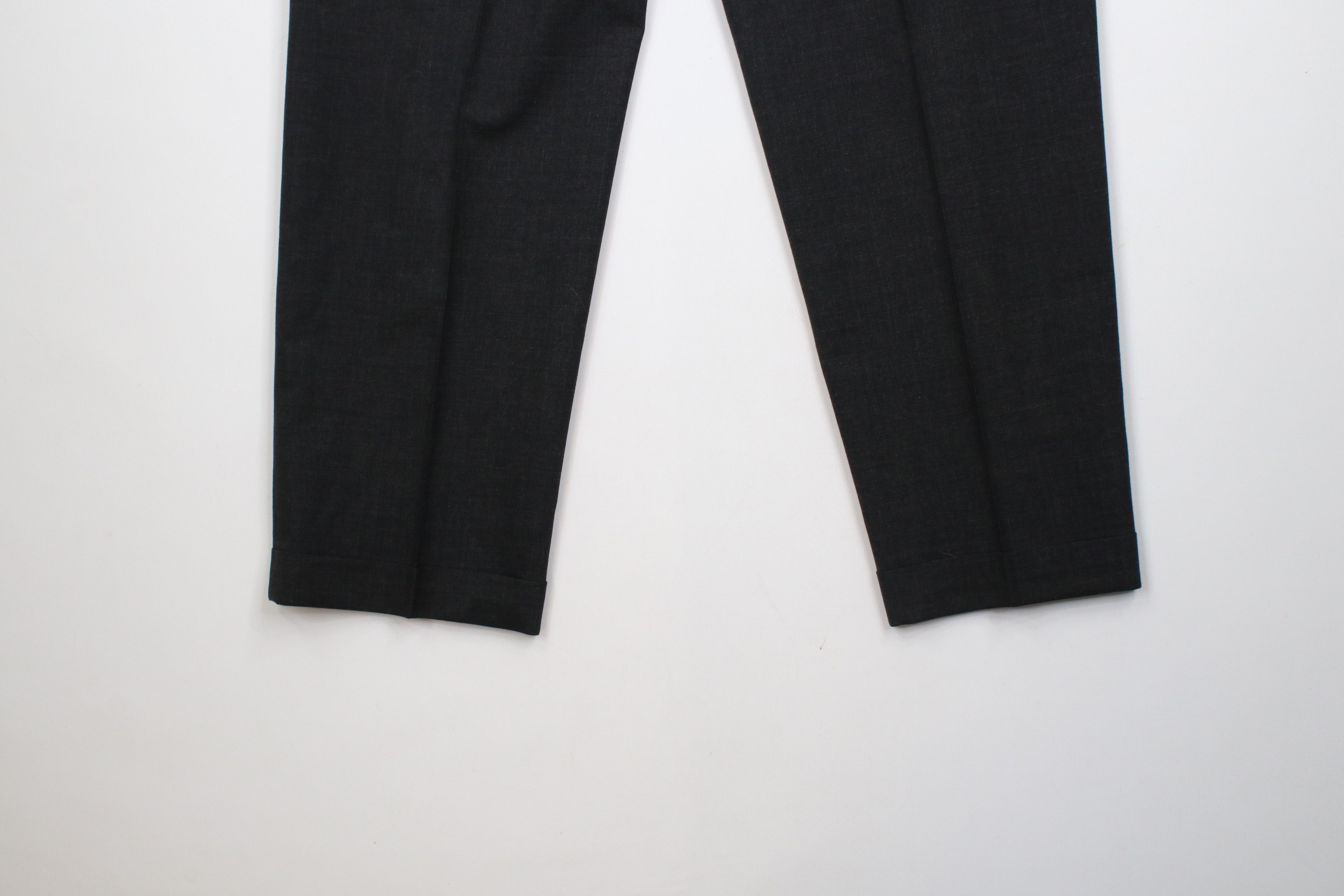 Tommy Hilfiger × Vintage Vintage 90s Tommy Hilfiger Cuffed Chino Pants Charcoal Gray Size US 30 / EU 46 - 13 Thumbnail