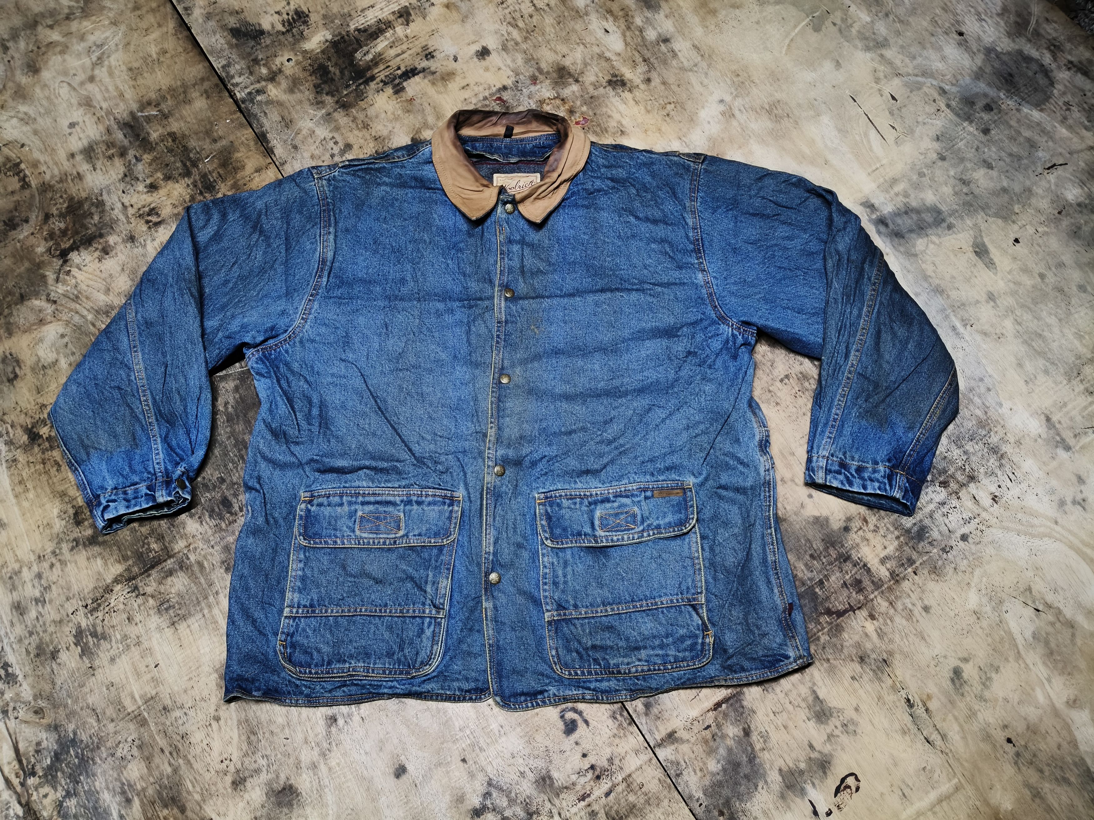 Woolrich Woolen Mills Woolrich Denim Double Jacket Size XL / US 12-14 / IT 48-50 - 1 Thumbnail