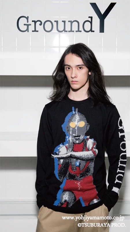 Yohji Yamamoto Yohji Yamamoto GY 14SS Ultraman Action Knit Jumper Size US L / EU 52-54 / 3 - 2 Thumbnail