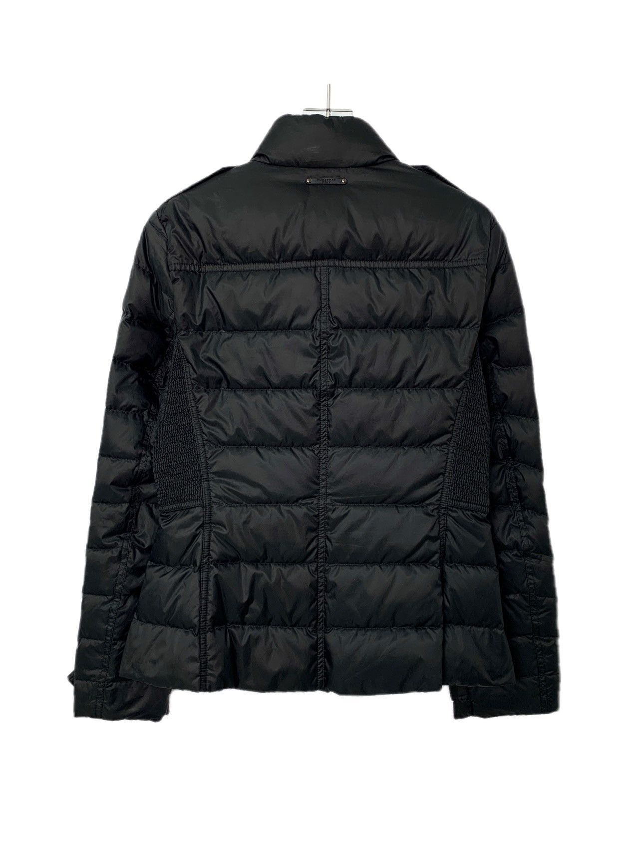 Burberry Burberry Black Waisted Lapel Long Sleeve Down Jacket Size S / US 4 / IT 40 - 2 Thumbnail
