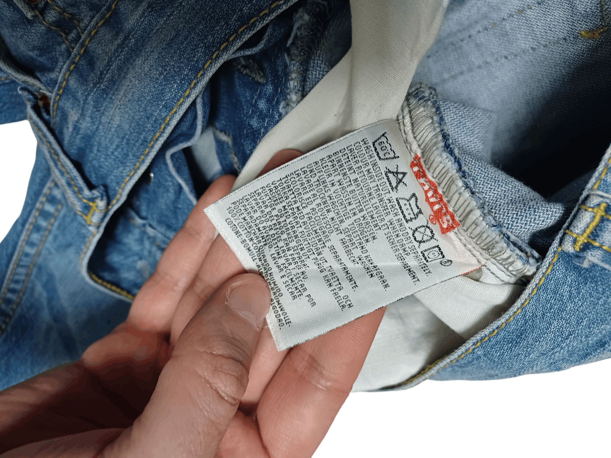 Levi's Vintage Clothing 1993 VINTAGE LEVIS 501 MADE IN USA LIGHT JEANS DENIM Size US 31 - 6 Thumbnail