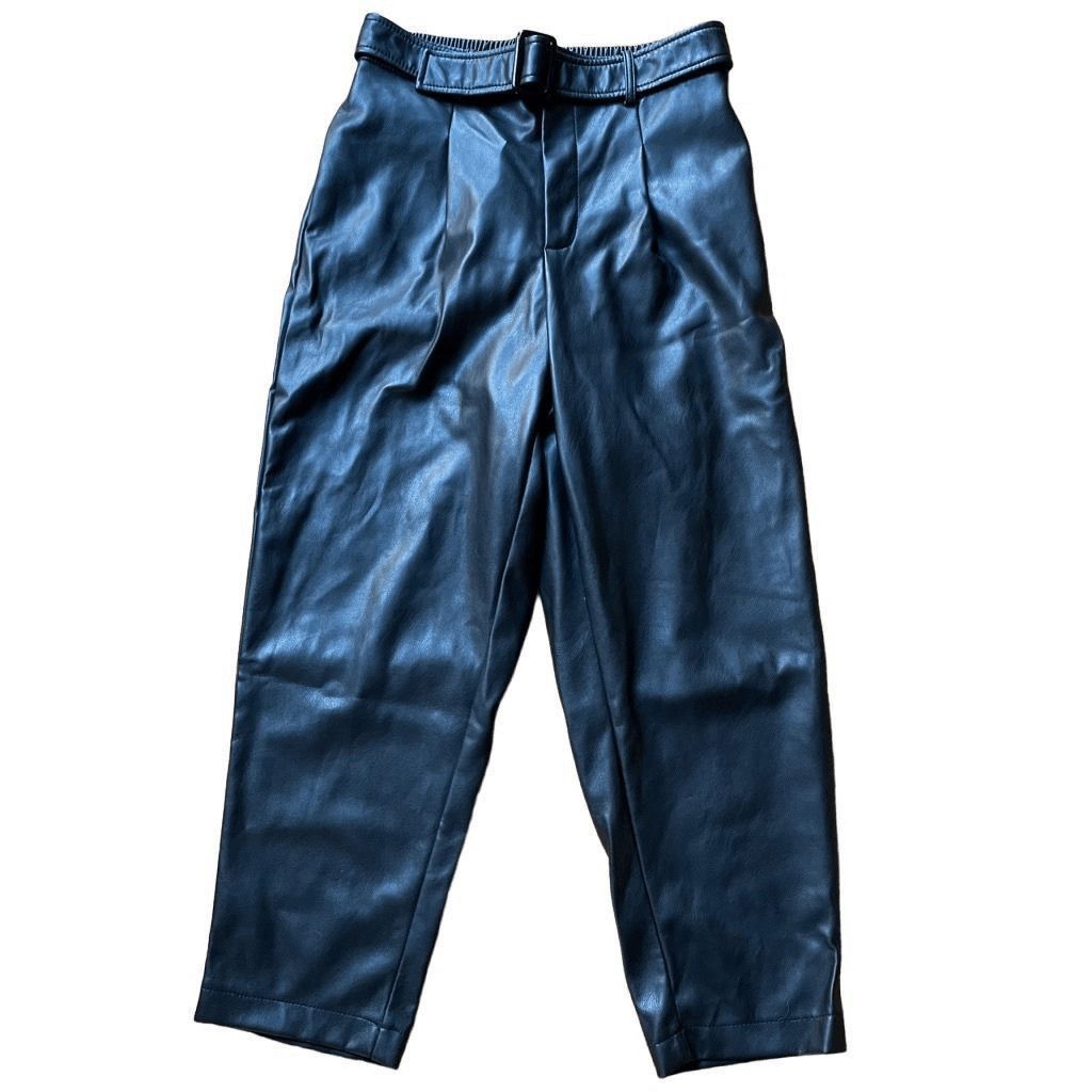 I.N.C INC International Concepts Womens Faux Leather Pants M High Size 30" / US 8 / IT 44 - 1 Thumbnail