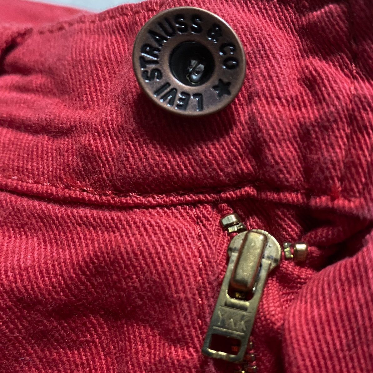 Levi's Women’s Junior Levi’s 511 Slim Vintage Red Jeans Denim Size 28" / US 6 / IT 42 - 17 Thumbnail