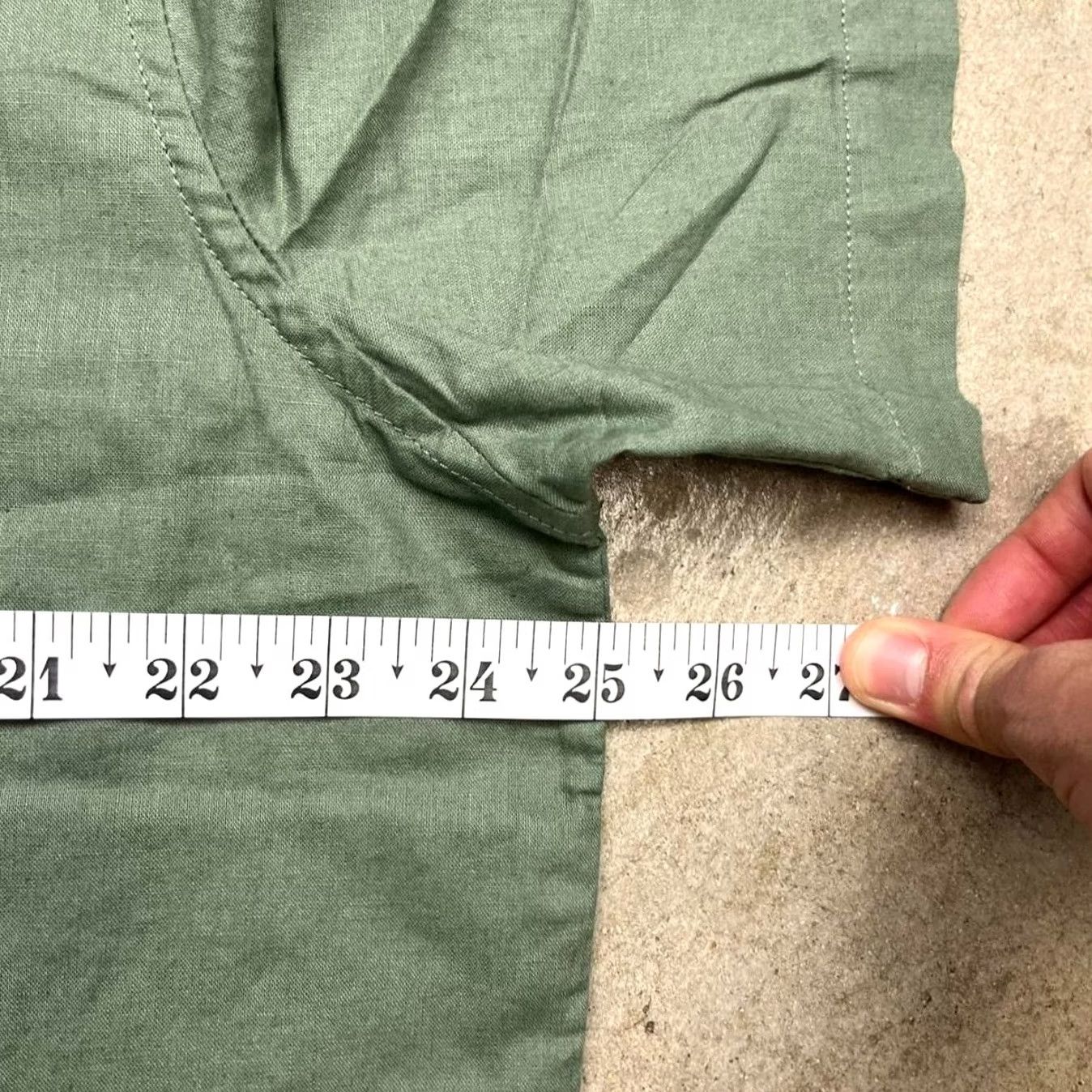 Gap VINTAGE? No. NWT Gap linen camp collar button shirt green mens large preppy Size US L / EU 52-54 / 3 - 6 Thumbnail