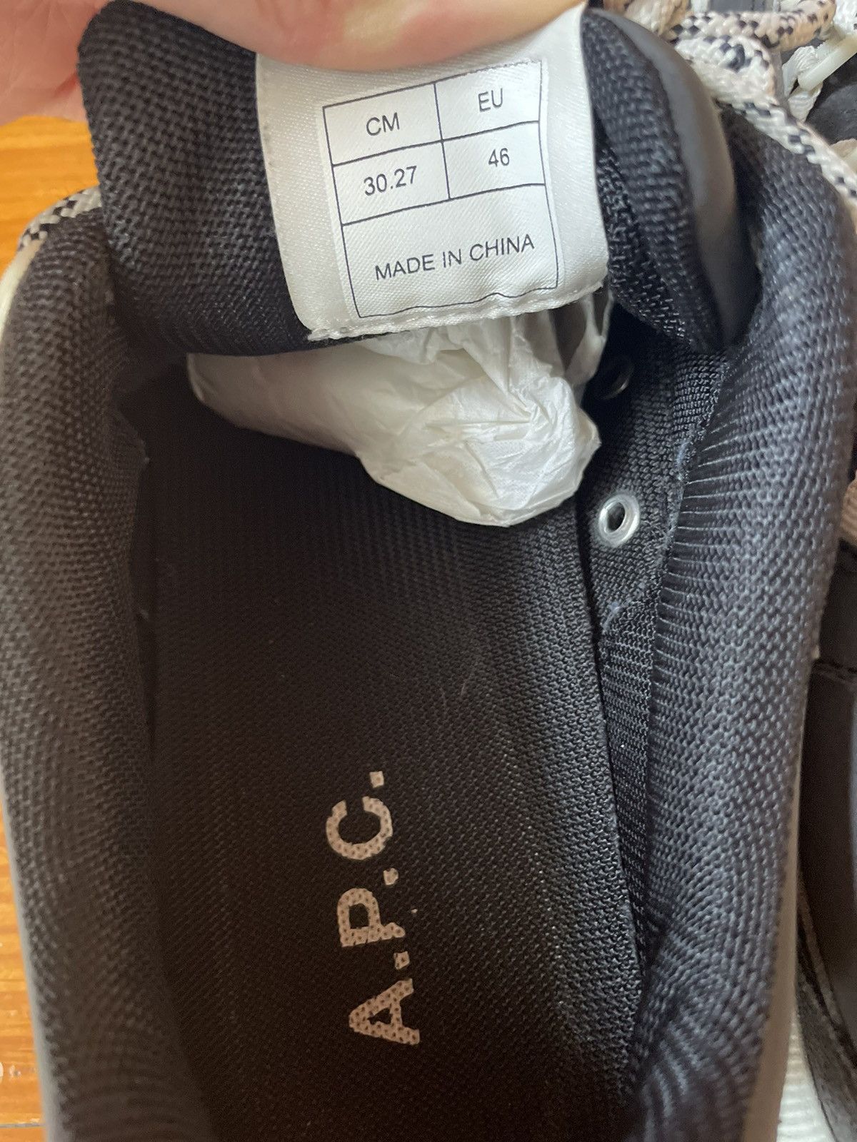 A.P.C. A.P.C. Anthracite Jay Sneakers size 46 Size US 13 / EU 46 - 6 Thumbnail