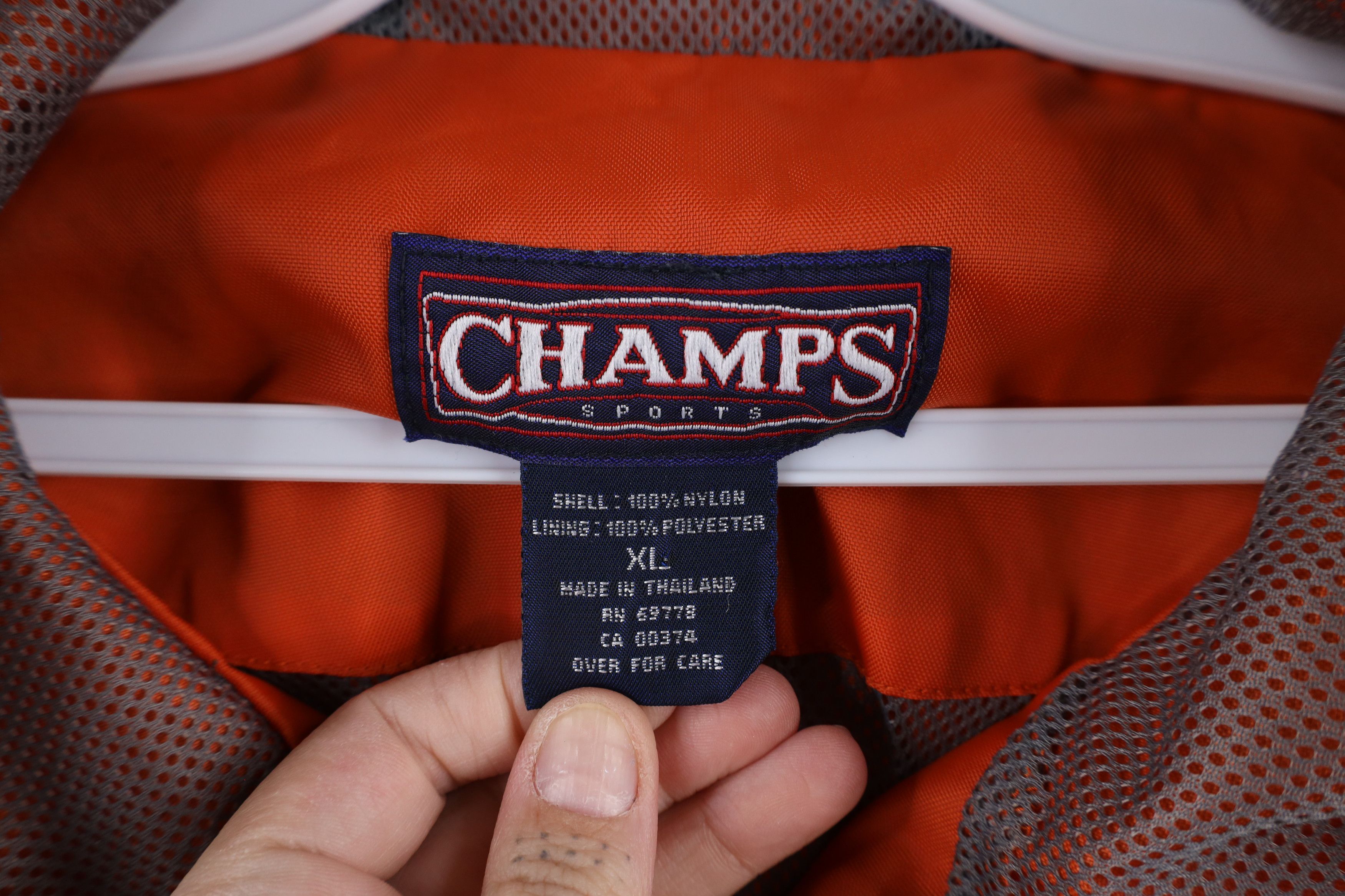 Vintage Vintage 90s Streetwear Packable Anorak Jacket Orange Nylon Size US XL / EU 56 / 4 - 4 Thumbnail