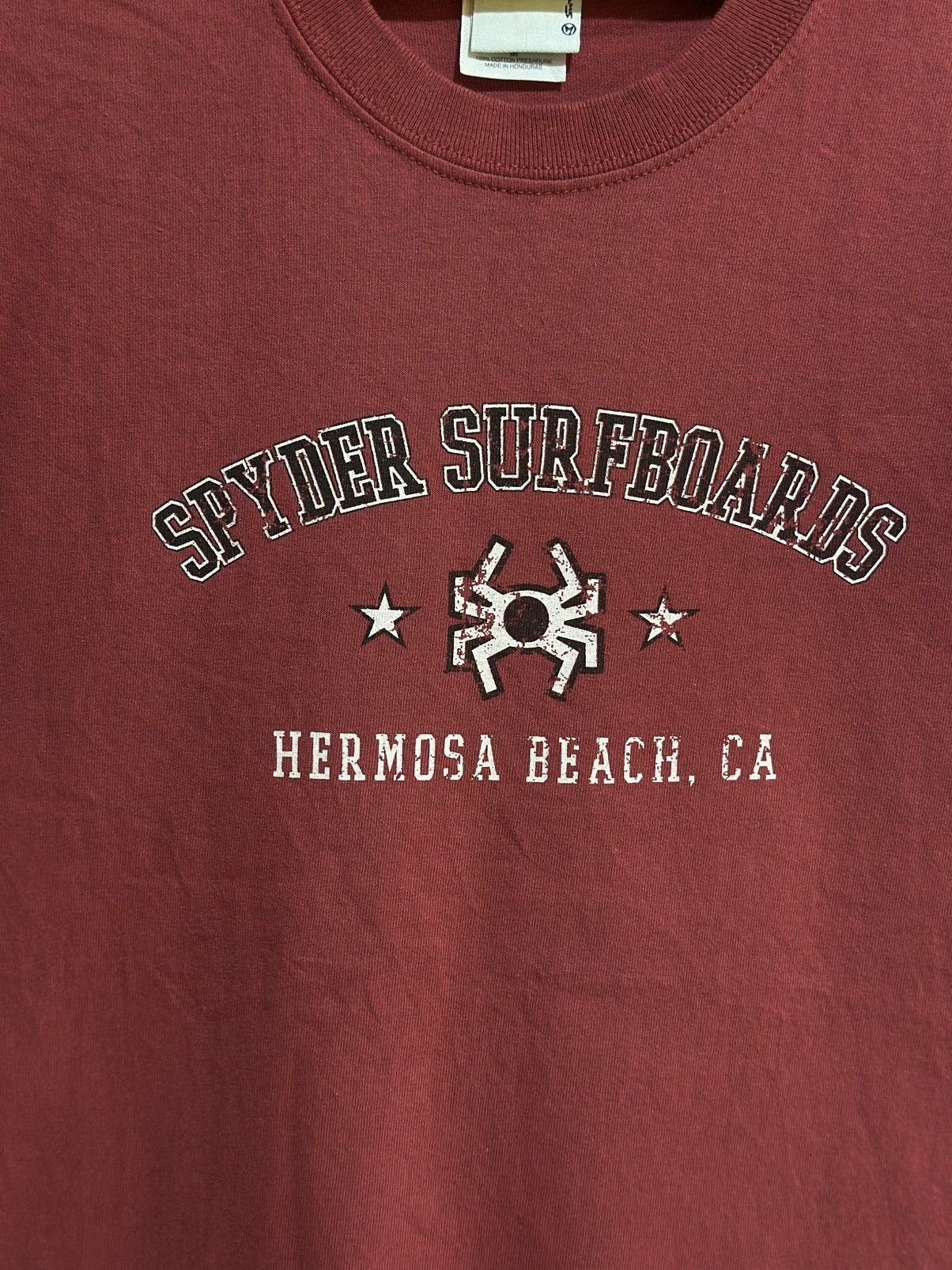 Spyder × Vintage Vintage Spyder Surfboards Hermosa Beach Faded Tee Size US M / EU 48-50 / 2 - 3 Thumbnail