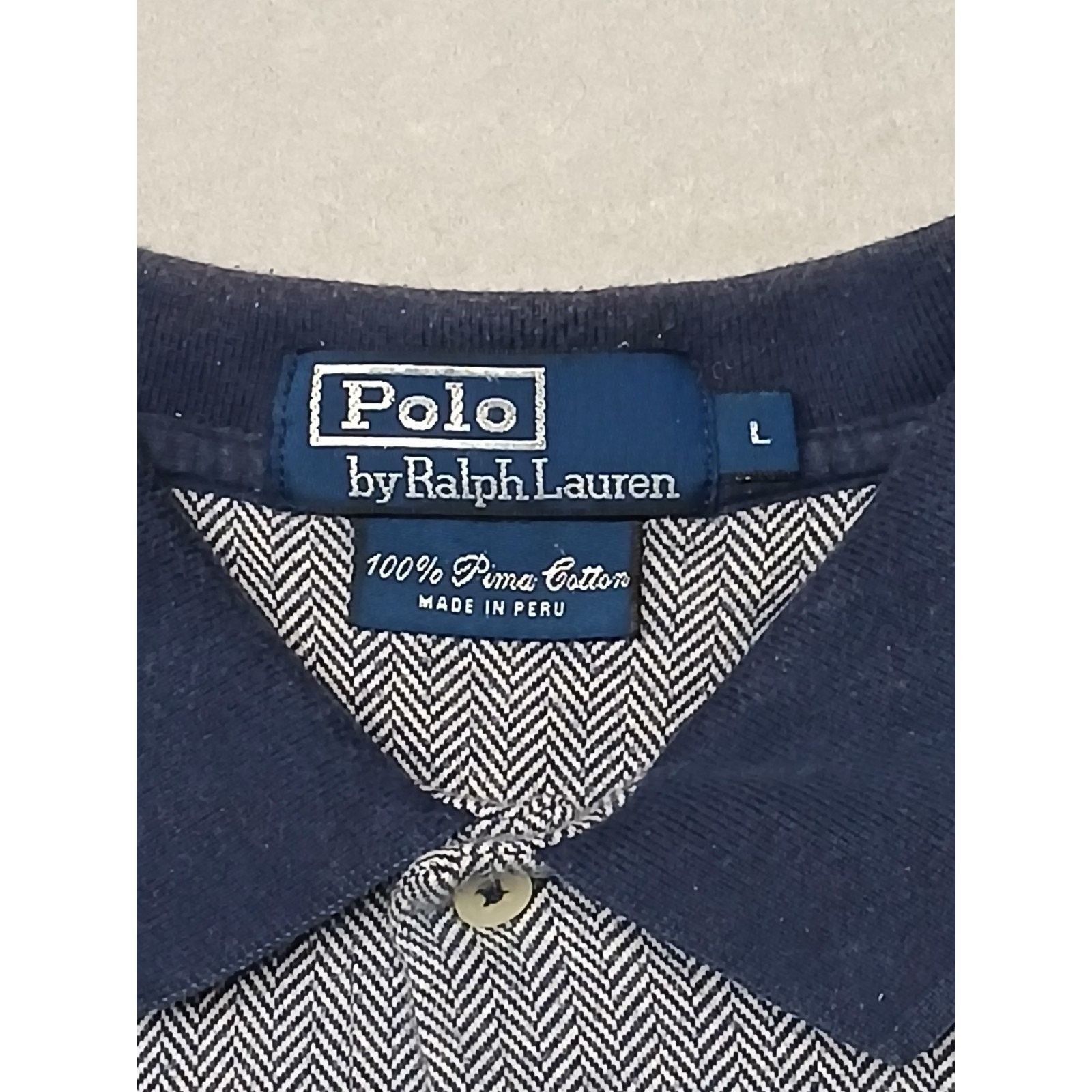 Ralph Lauren Polo Ralph Lauren (Large) Blue Pima Cotton Button Shirt Size US L / EU 52-54 / 3 - 5 Thumbnail