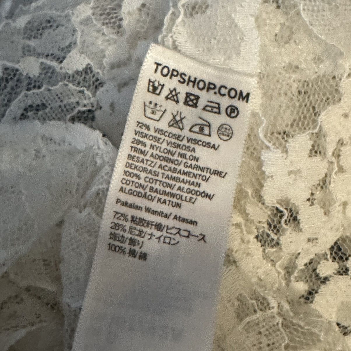 Topshop TopShop sheer lace bell sleeve top Size M / US 6-8 / IT 42-44 - 6 Thumbnail