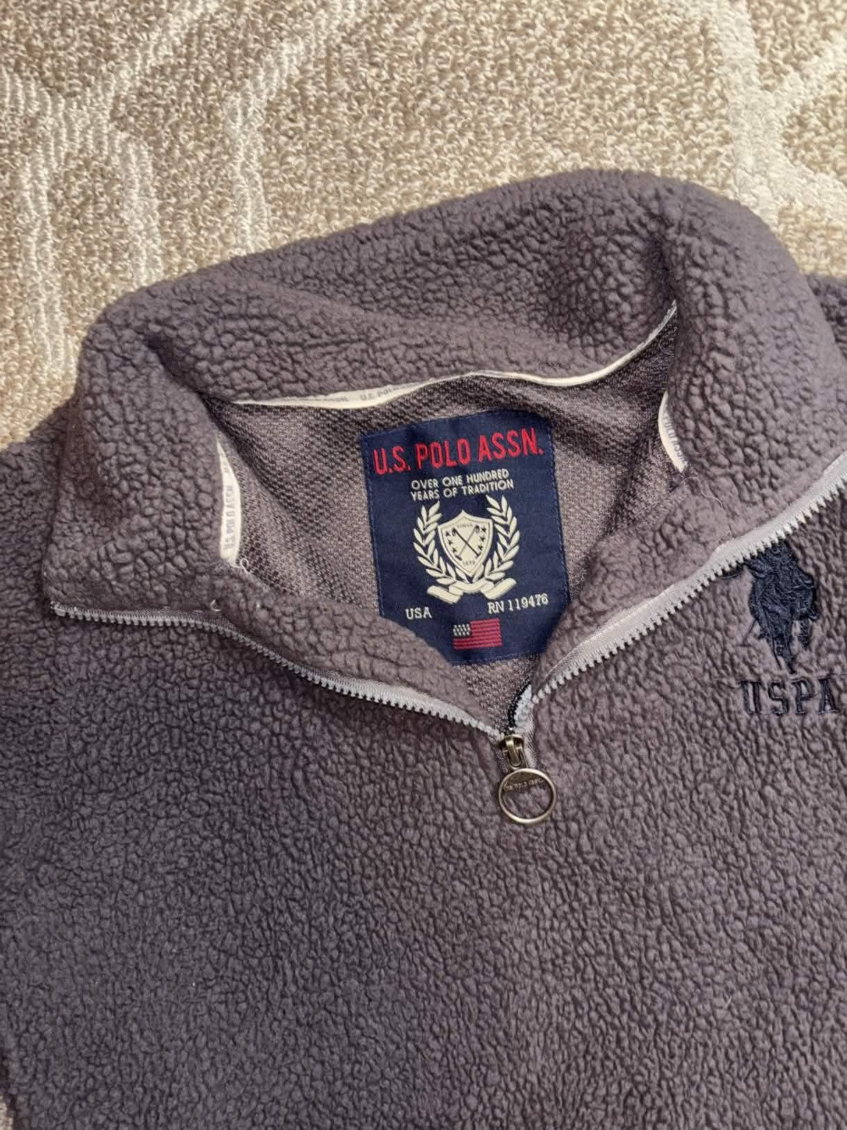U.S. Polo Assn. 00s U.S. Polo Assn. Sherpa Quarter Zip Jacket Size M / US 6-8 / IT 42-44 - 8 Thumbnail