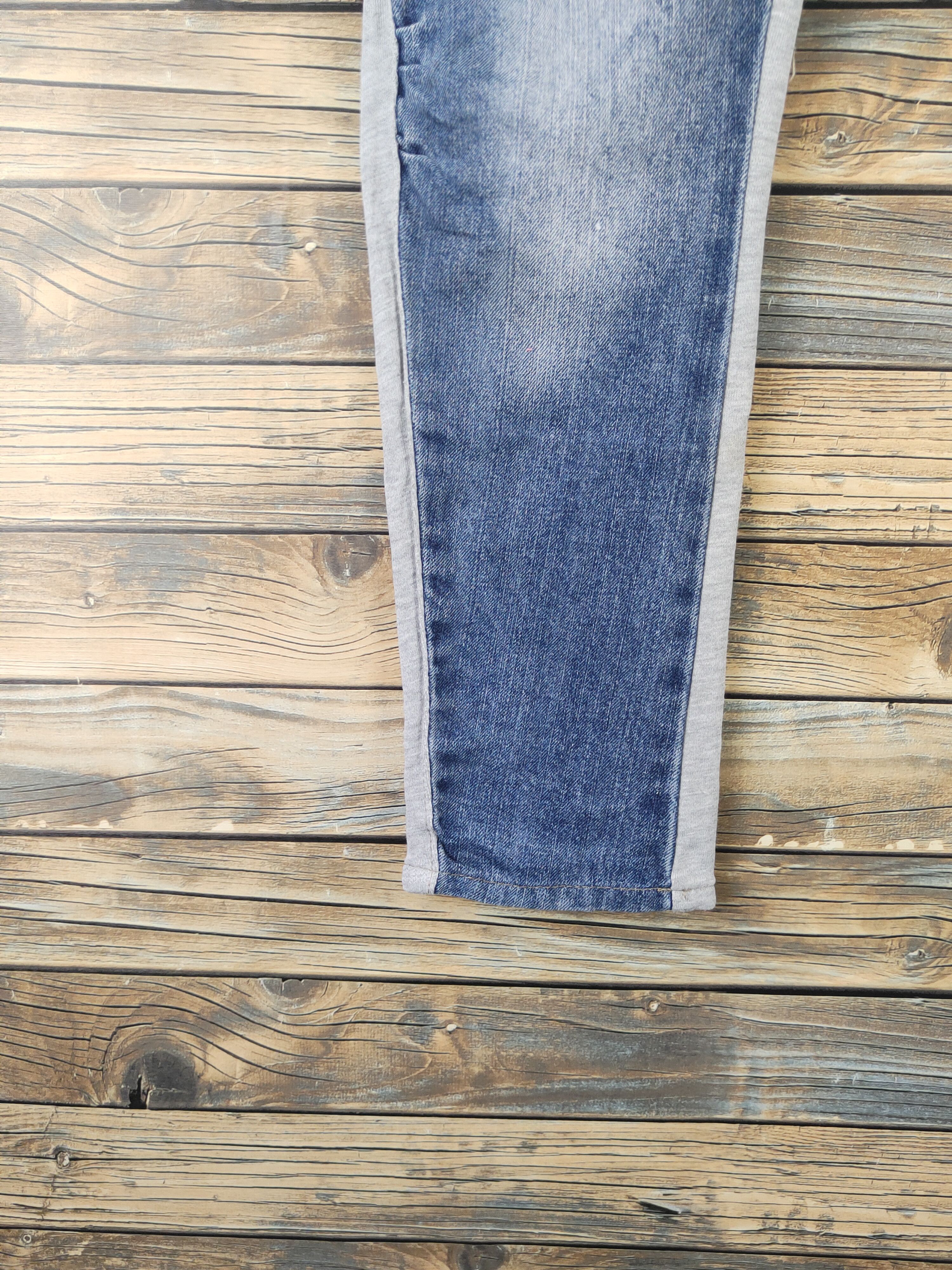 Japanese Brand DL Japanese Brand Blue Gray Multipocket Half Jeans# 46-004 Size 28" / US 6 / IT 42 - 4 Thumbnail