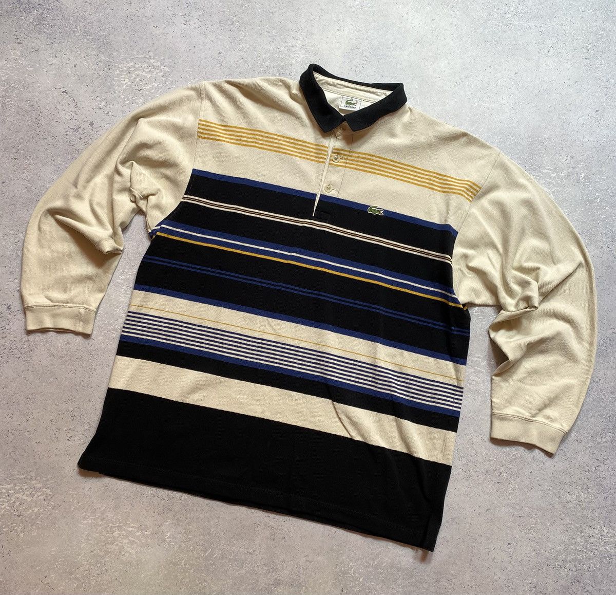 Lacoste Vintage Lacoste mens sweatshirt size xl Size US XL / EU 56 / 4 - 2 Thumbnail