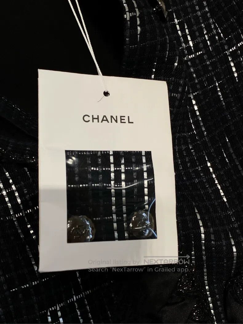 Chanel Chanel 22-year-old black stand-up collar jacket Size XS / US 0-2 / IT 36-38 - 3 Thumbnail