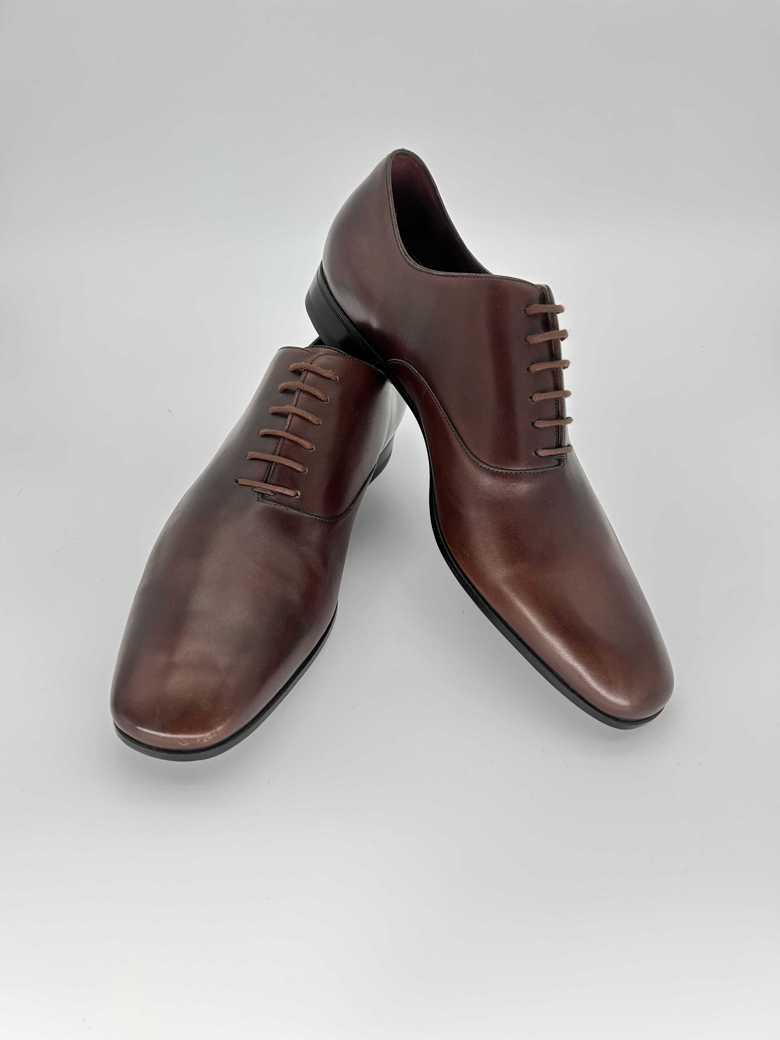 Gucci Gucci Brown '2 Piece' Leather Oxford Shoe Size US 10 / EU 43 - 6 Thumbnail