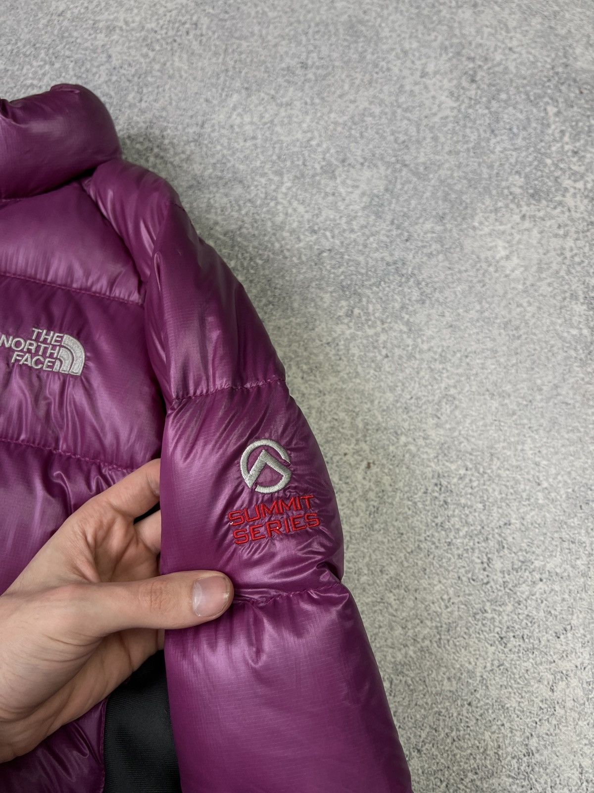 The North Face × Vintage Vintage Black and Purple North Face Puffer Women’s Jacket Size S / US 4 / IT 40 - 8 Thumbnail
