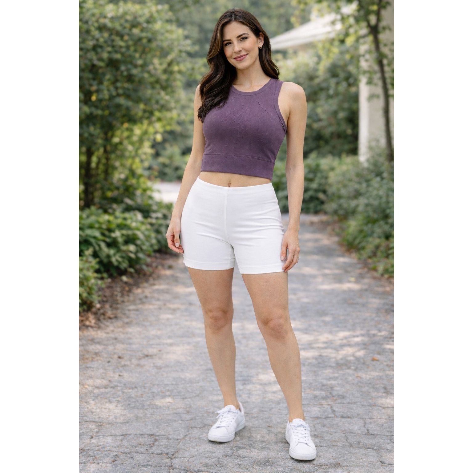 Athleta Athleta Purple Sutra Lace Crop Tank Top Women XXS/XS - B013 Size XS / US 0-2 / IT 36-38 - 1 Thumbnail