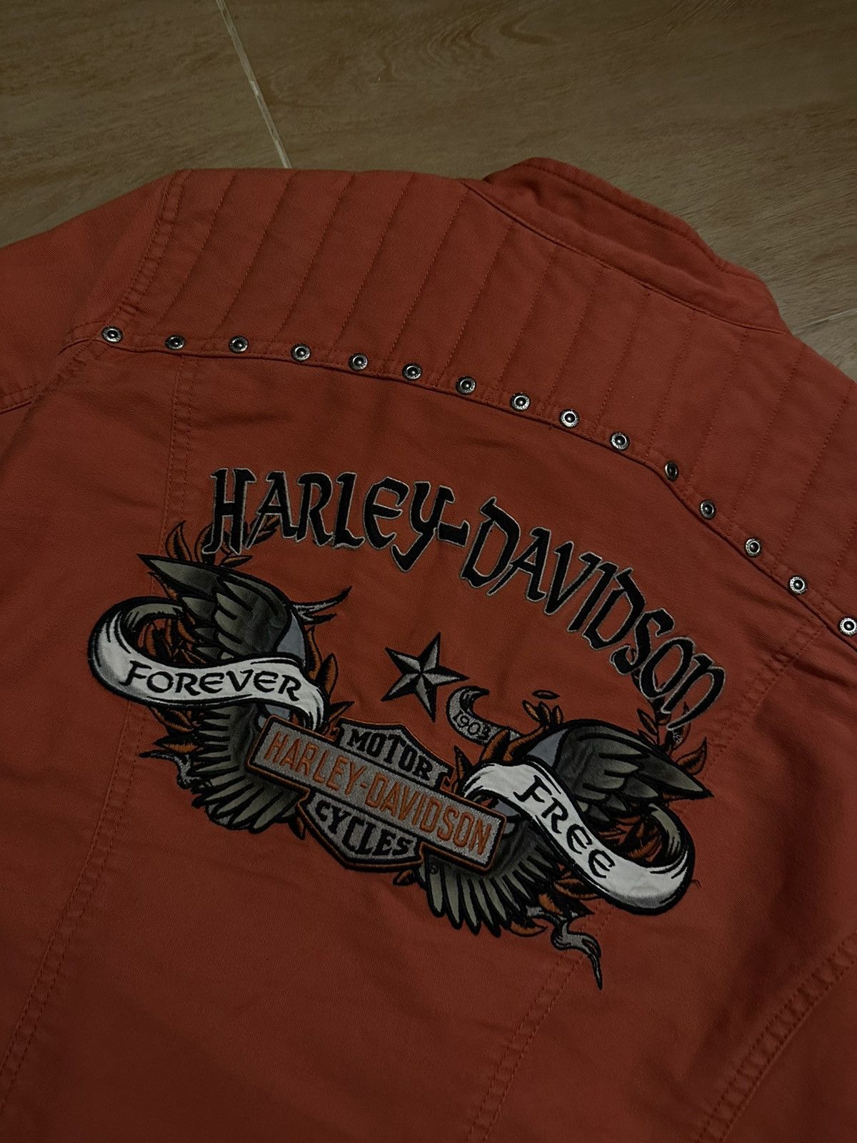 Harley Davidson × Vintage Harley Davidson Riding Jacket Size XL / US 12-14 / IT 48-50 - 8 Thumbnail