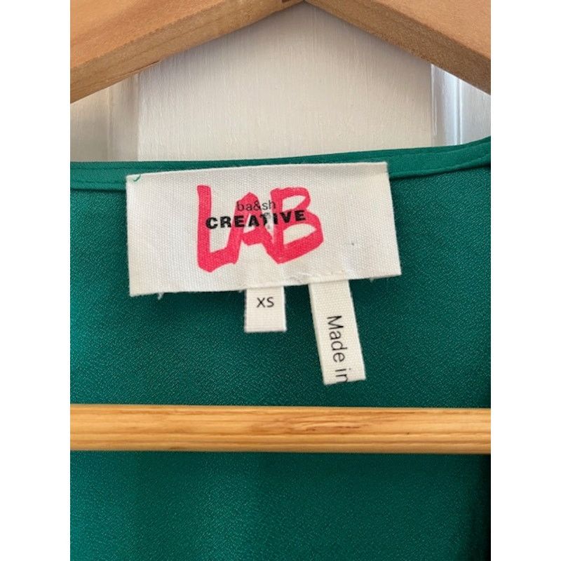ba&sh ba&sh Creative Lab Green Dress Size X-Small Size XS / US 0-2 / IT 36-38 - 3 Thumbnail