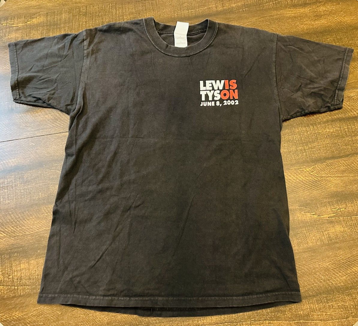 Gildan Lewis vs Tyson Fight 2002 World Championship T Shirt L Size US L / EU 52-54 / 3 - 3 Thumbnail